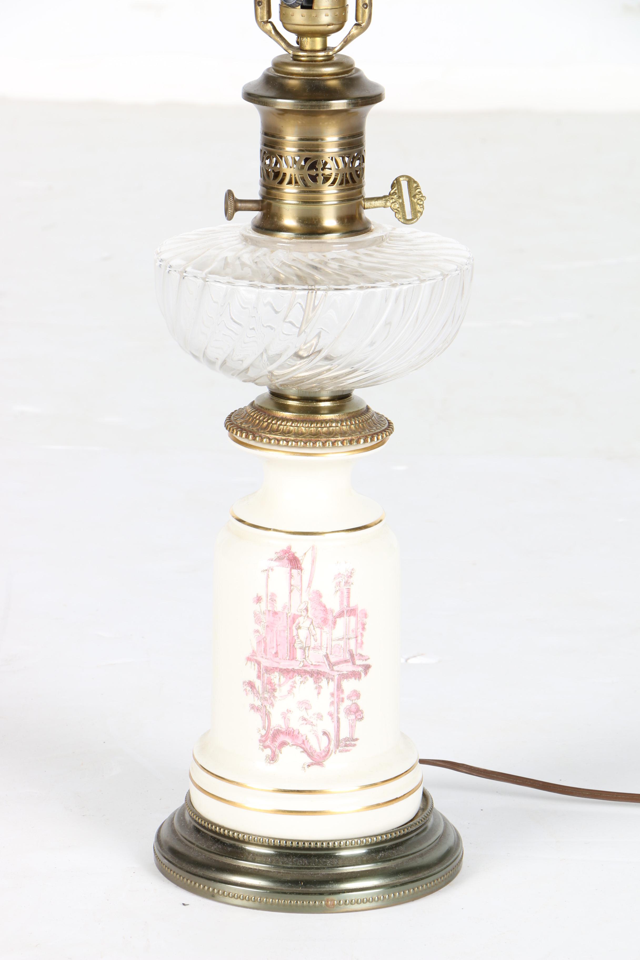 Glass and Ceramic Scenic Lamps