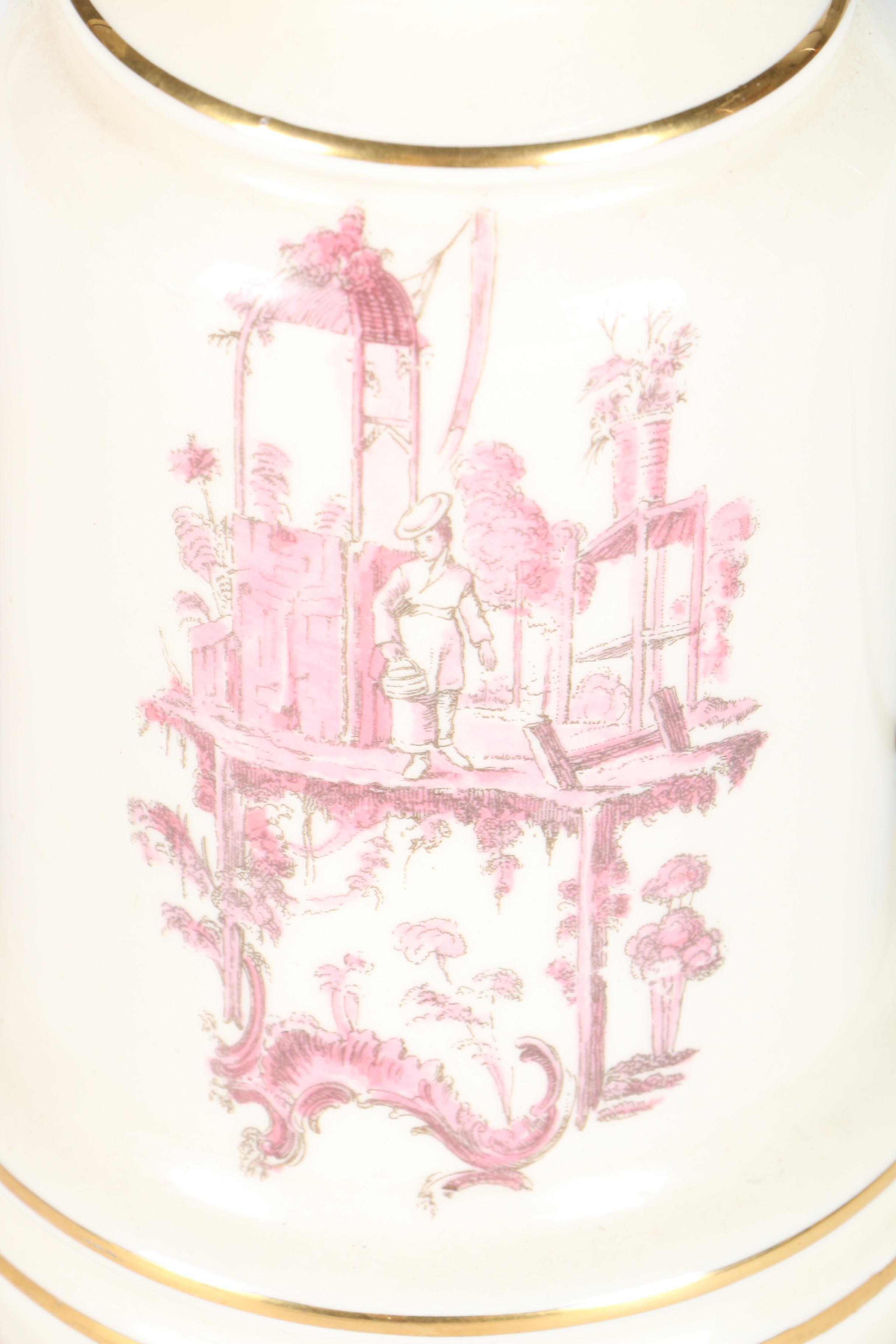 Glass and Ceramic Scenic Lamps
