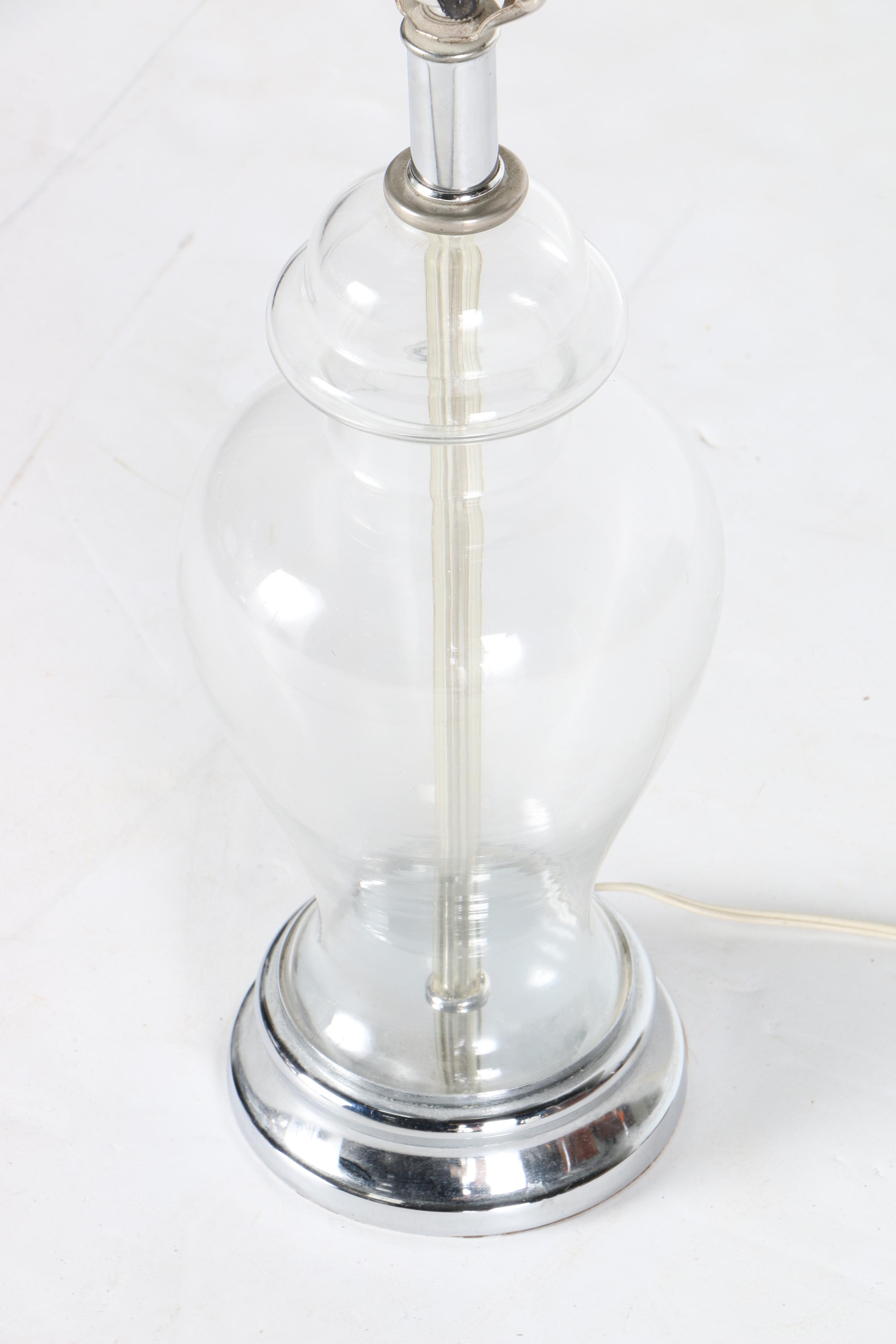 Glass Table Lamp