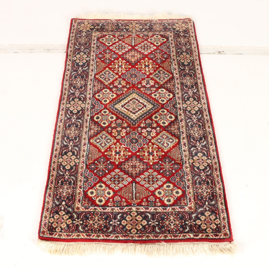 Hand-Knotted Bakhtiari Carpet Runner