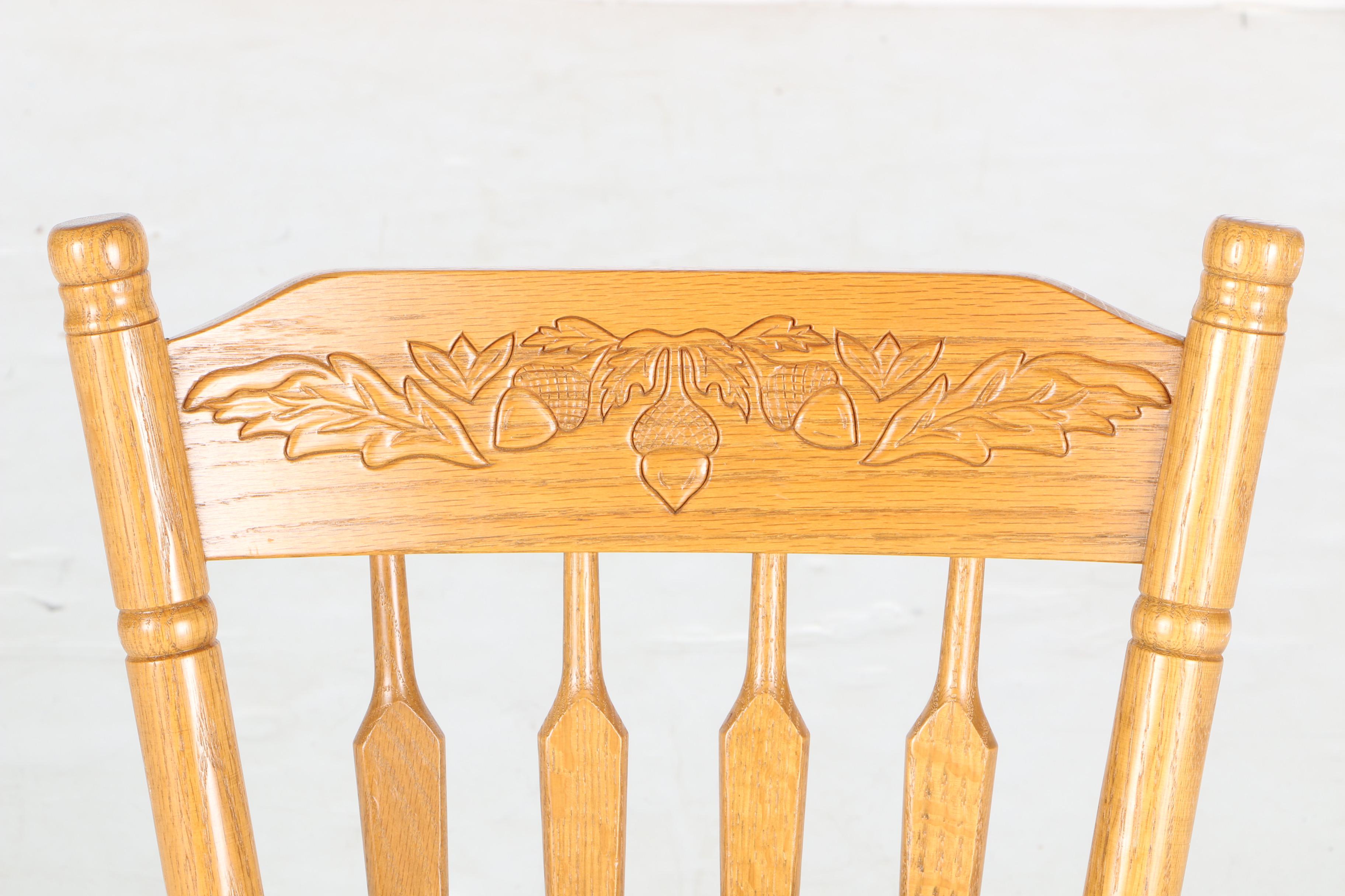 Children's Oak Rocking Chair