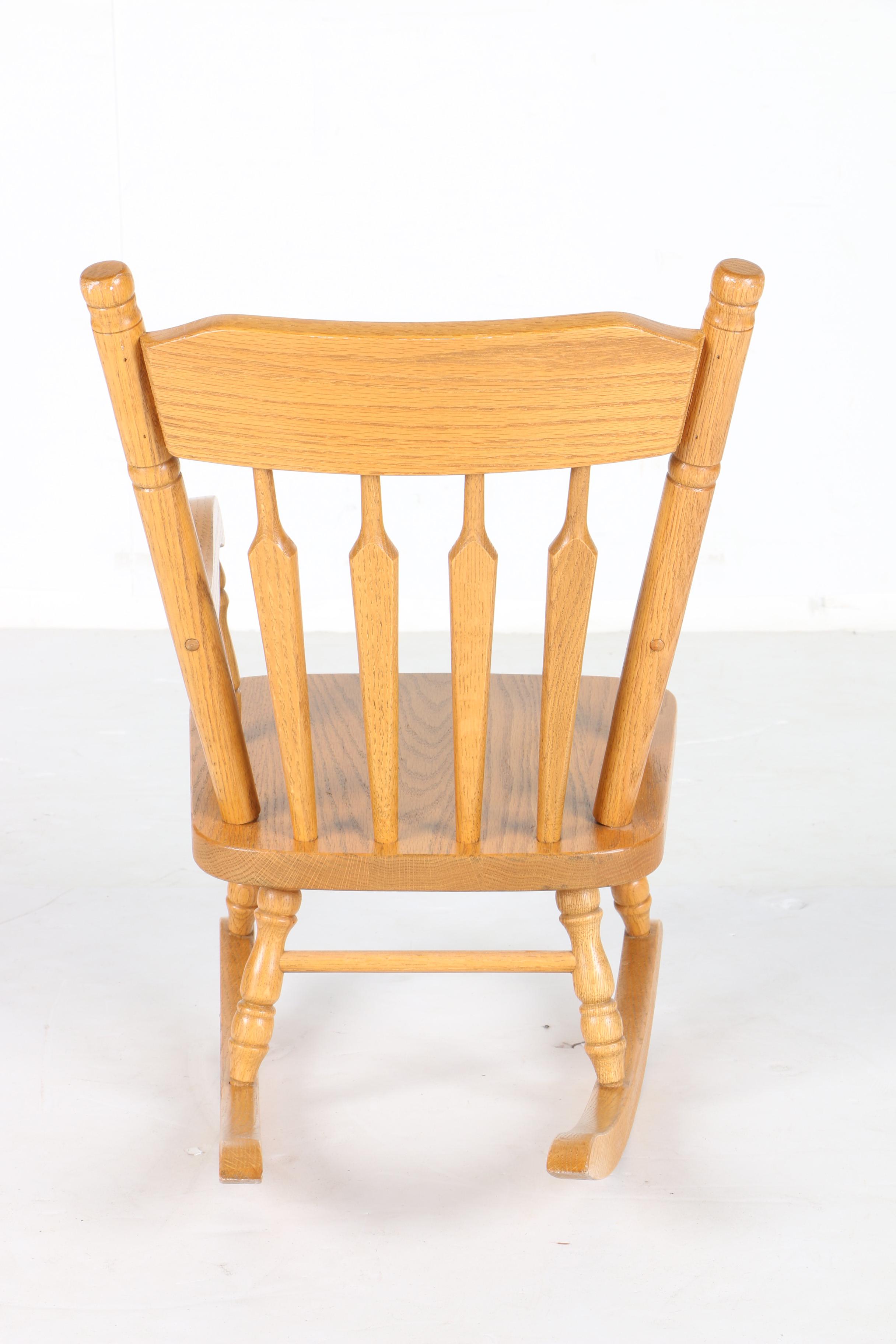 Children's Oak Rocking Chair