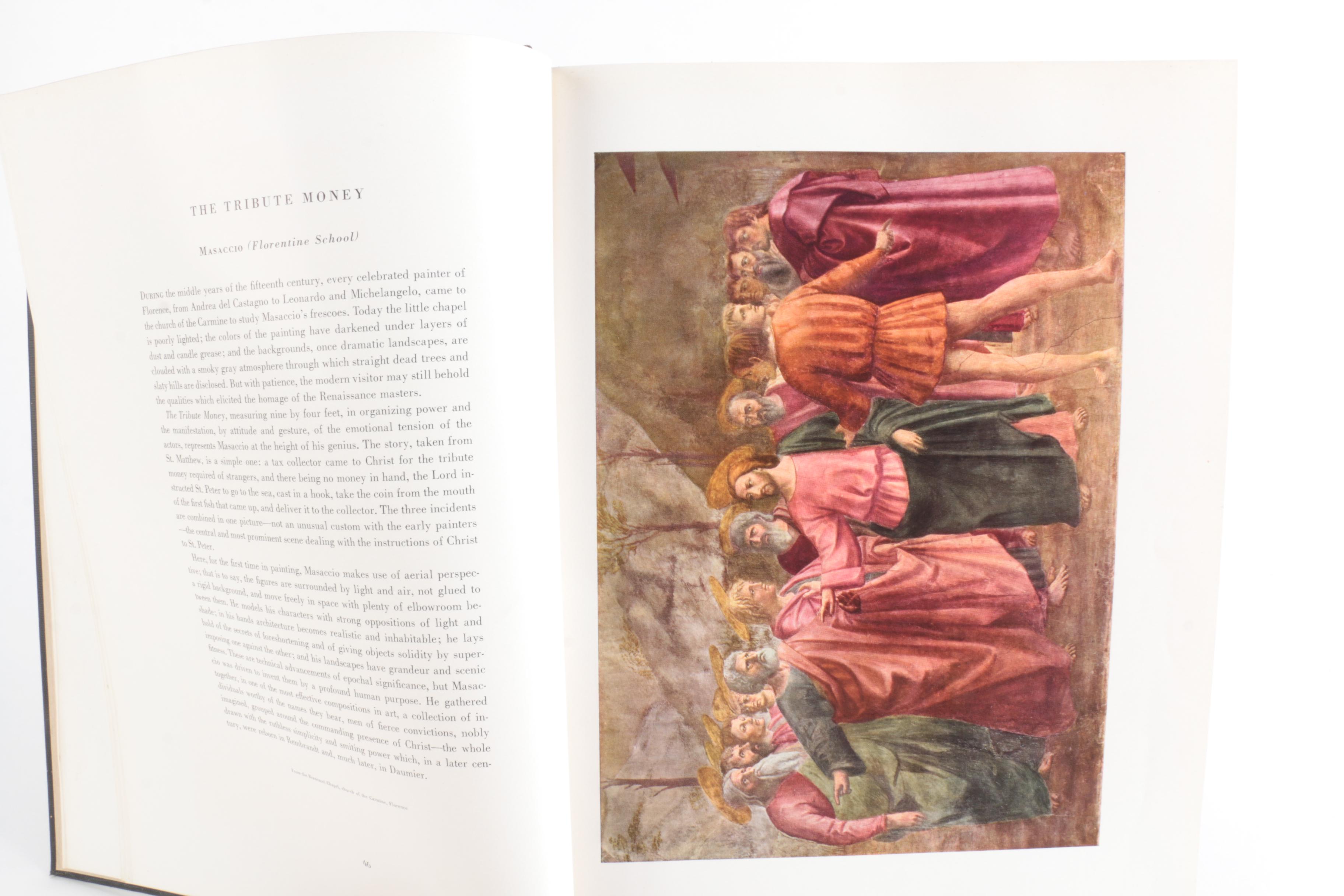 "A Treasury of Art Masterpieces" & "Roses" Art Books