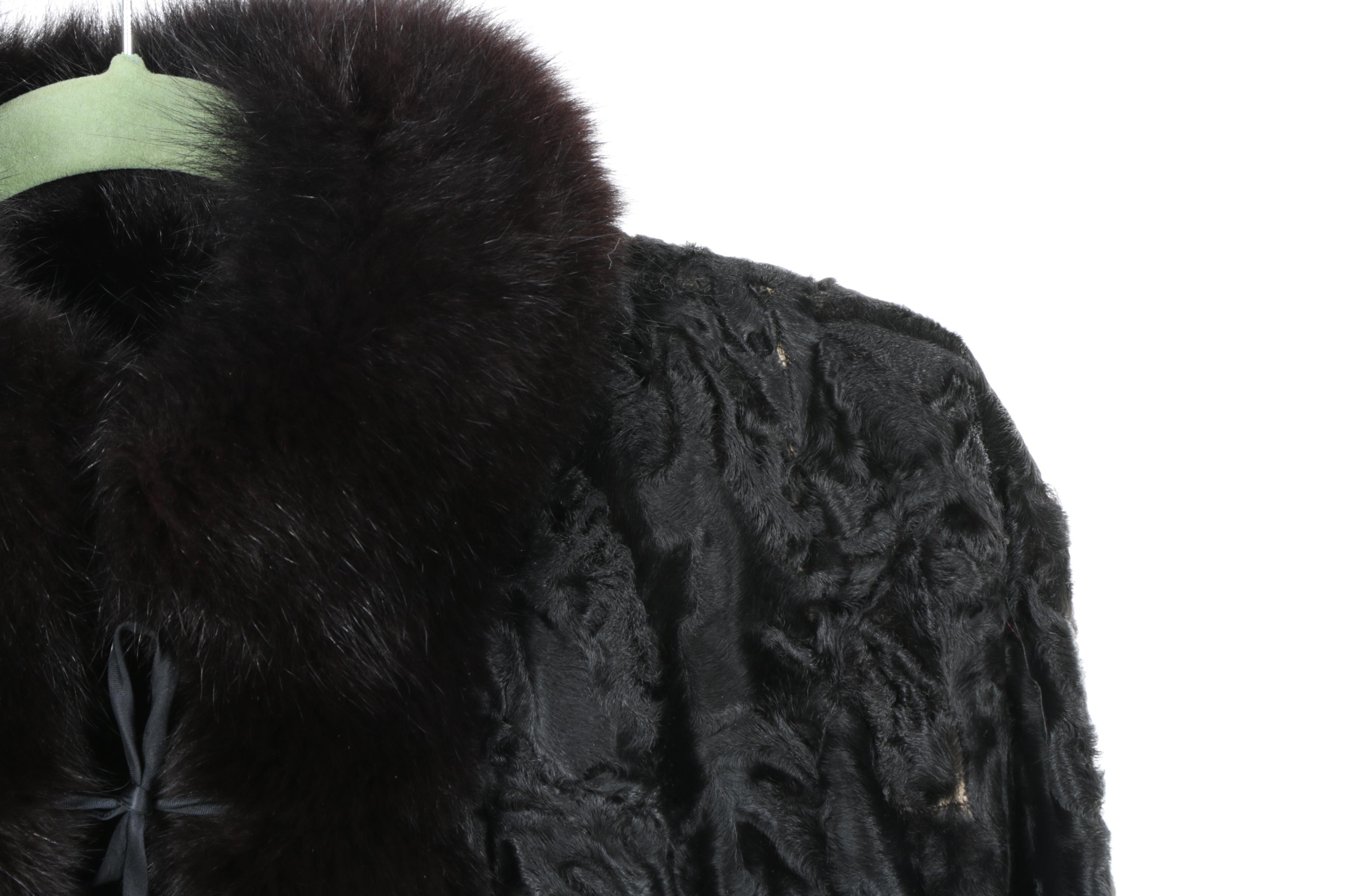 McAlpin's Broadtail Lamb and Fox Trim Jacket