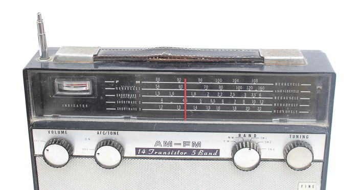 Vintage Transistor Radio by Monacor