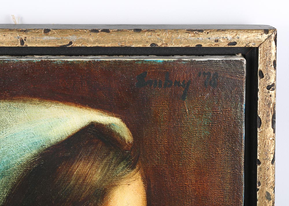 Evelyn Embry Oil Painting on Canvas EBTH