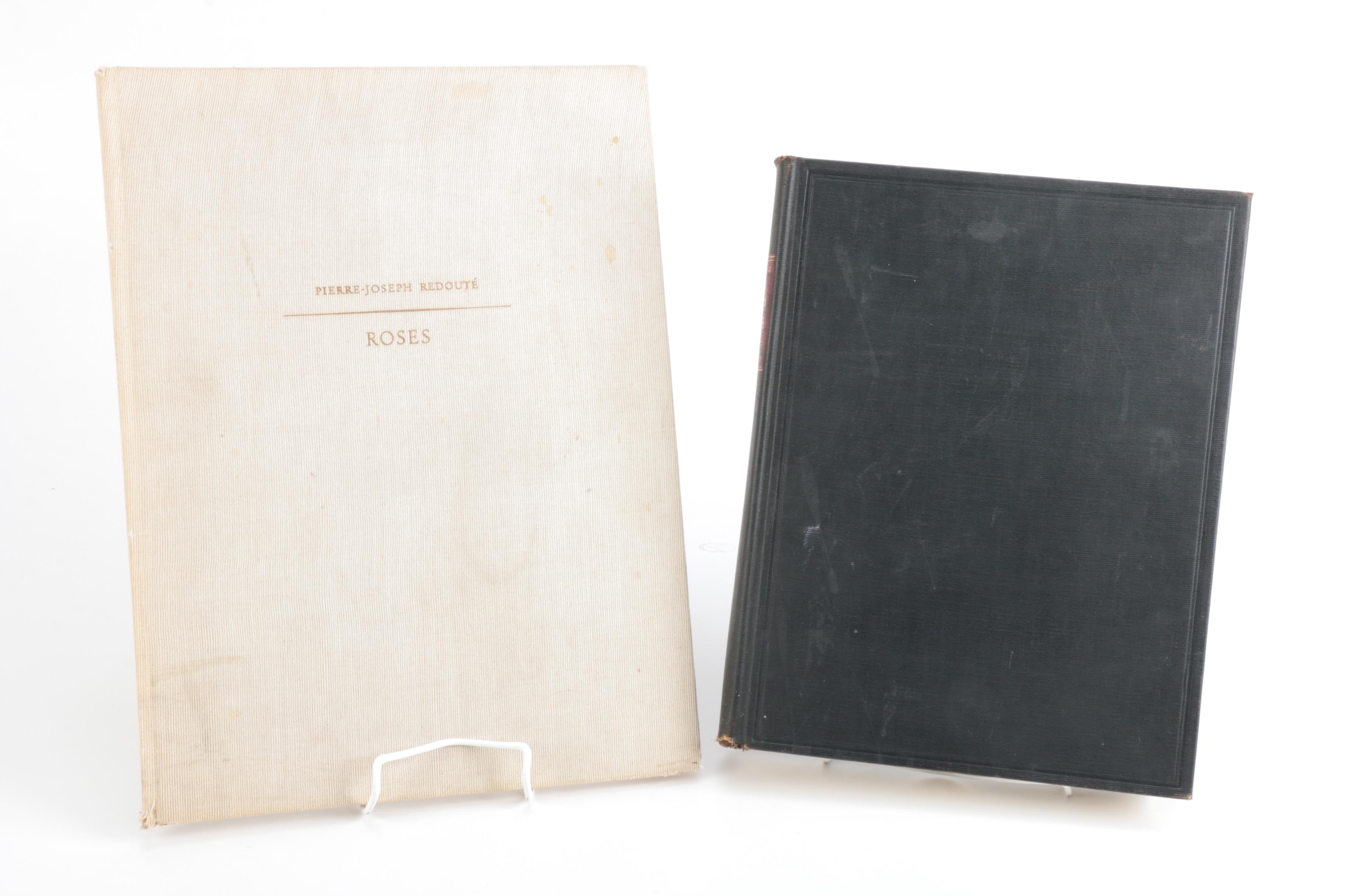 "A Treasury of Art Masterpieces" & "Roses" Art Books