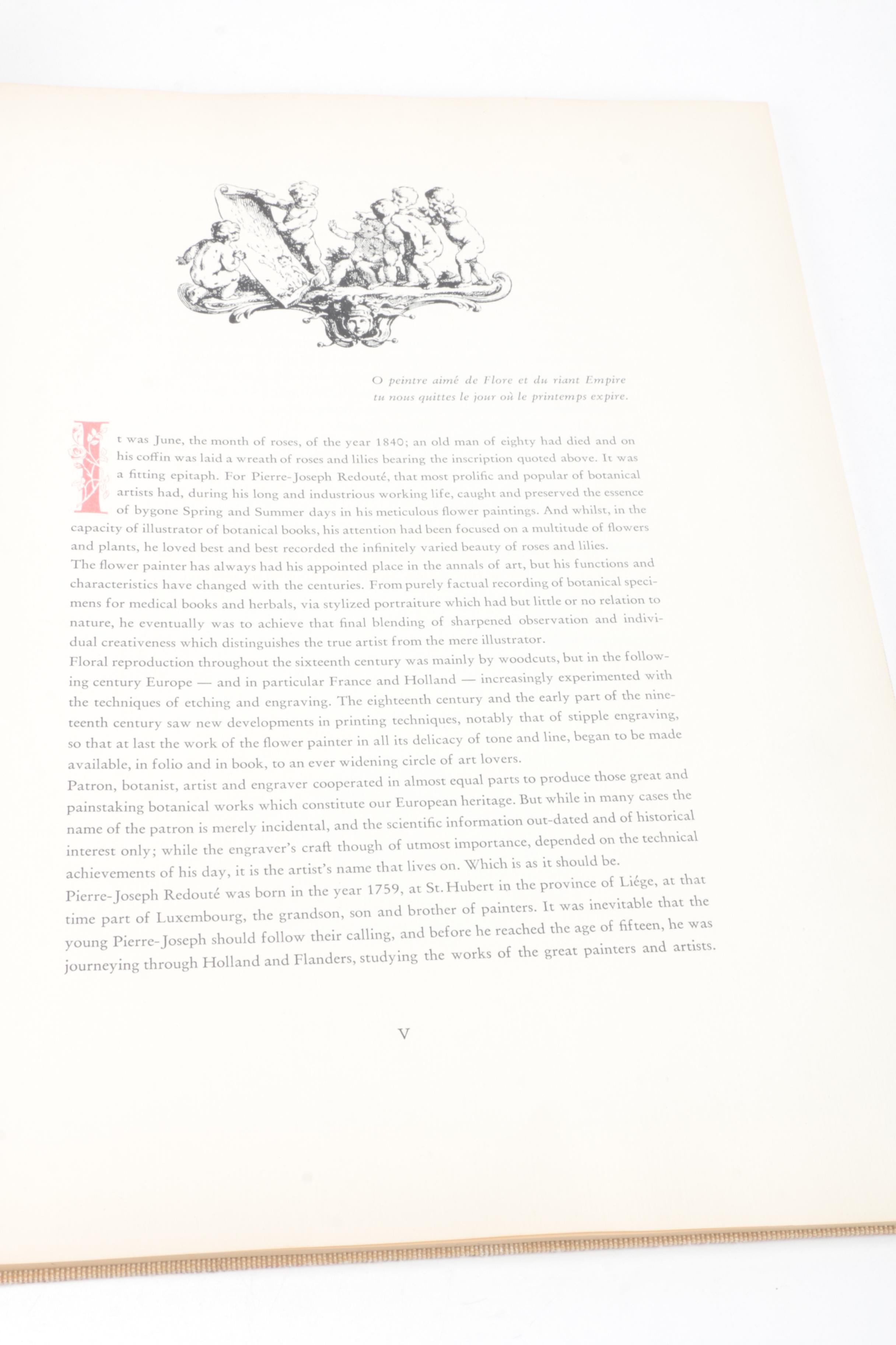 "A Treasury of Art Masterpieces" & "Roses" Art Books