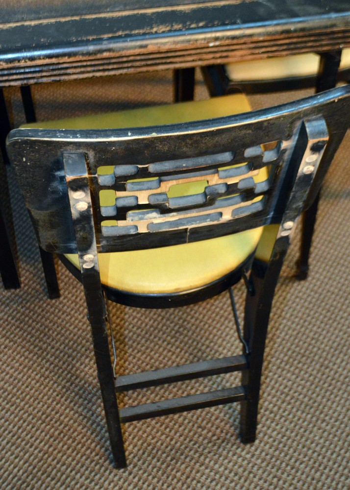 Vintage Stakmore Folding Table and Chairs