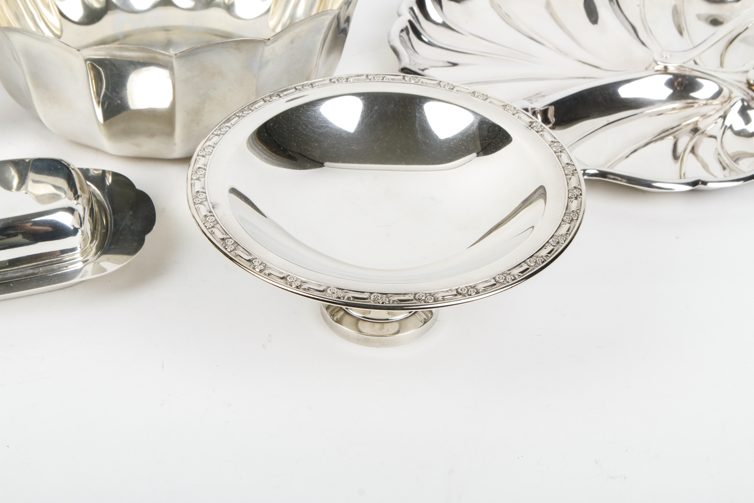 Silver-Plated Bowls and Other Servingware Including Fisher