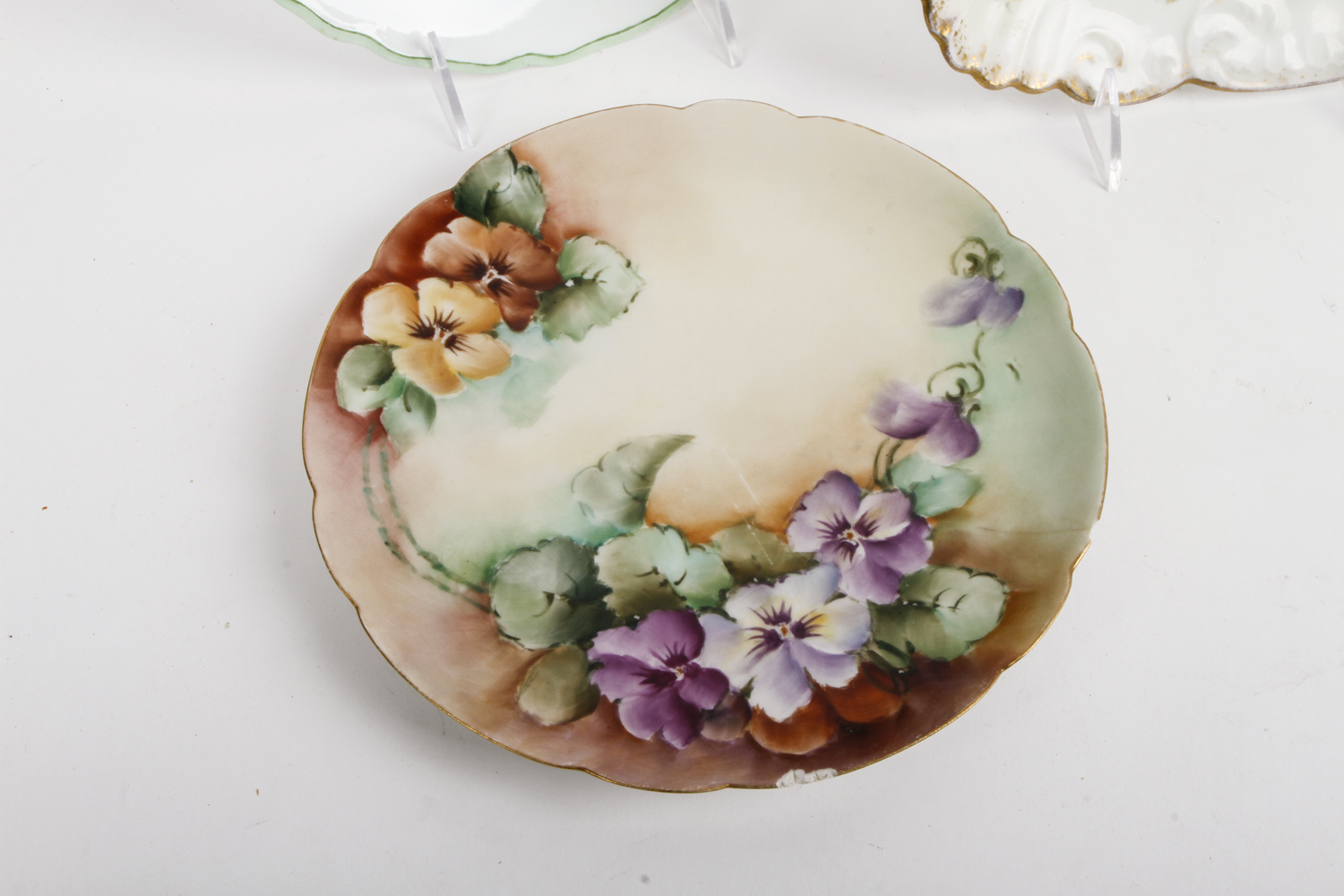 Vintage Floral China Plates