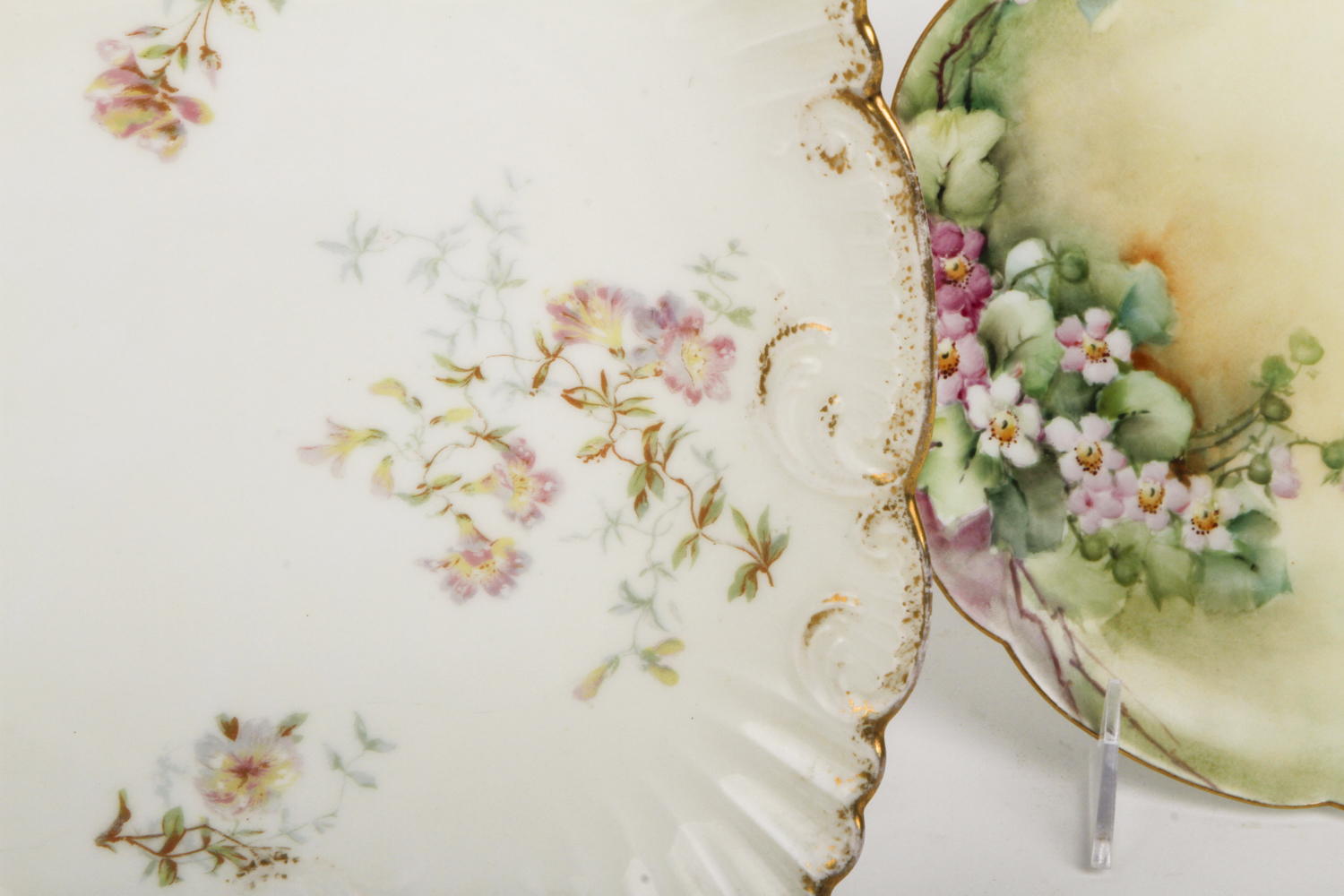 Vintage Floral China Plates