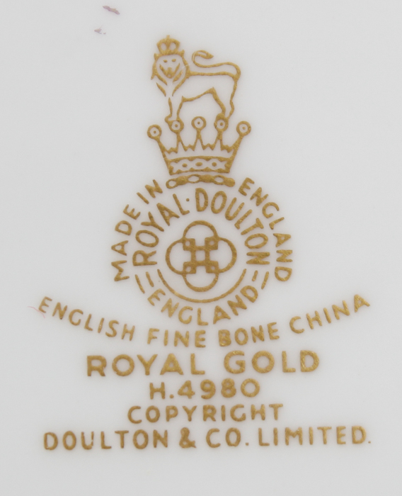 Royal Doulton Gold Rimmed China Set