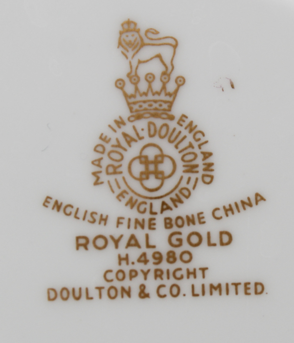 Royal Doulton Gold Rimmed China Set
