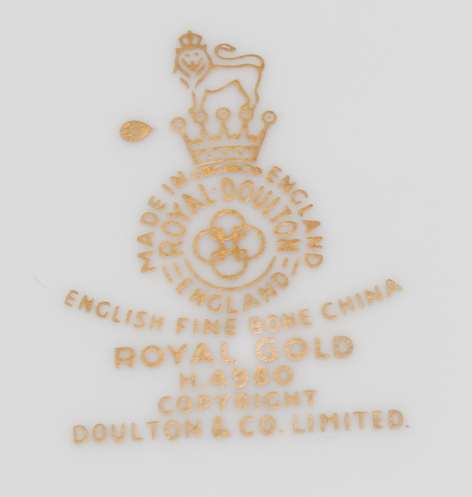 Royal Doulton Gold Rimmed China Set
