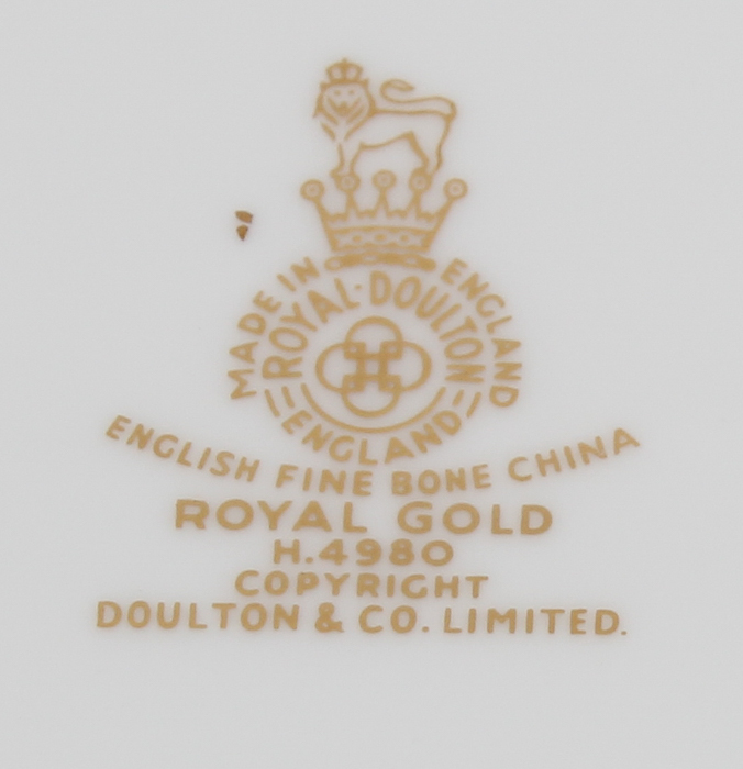 Royal Doulton Gold Rimmed China Set