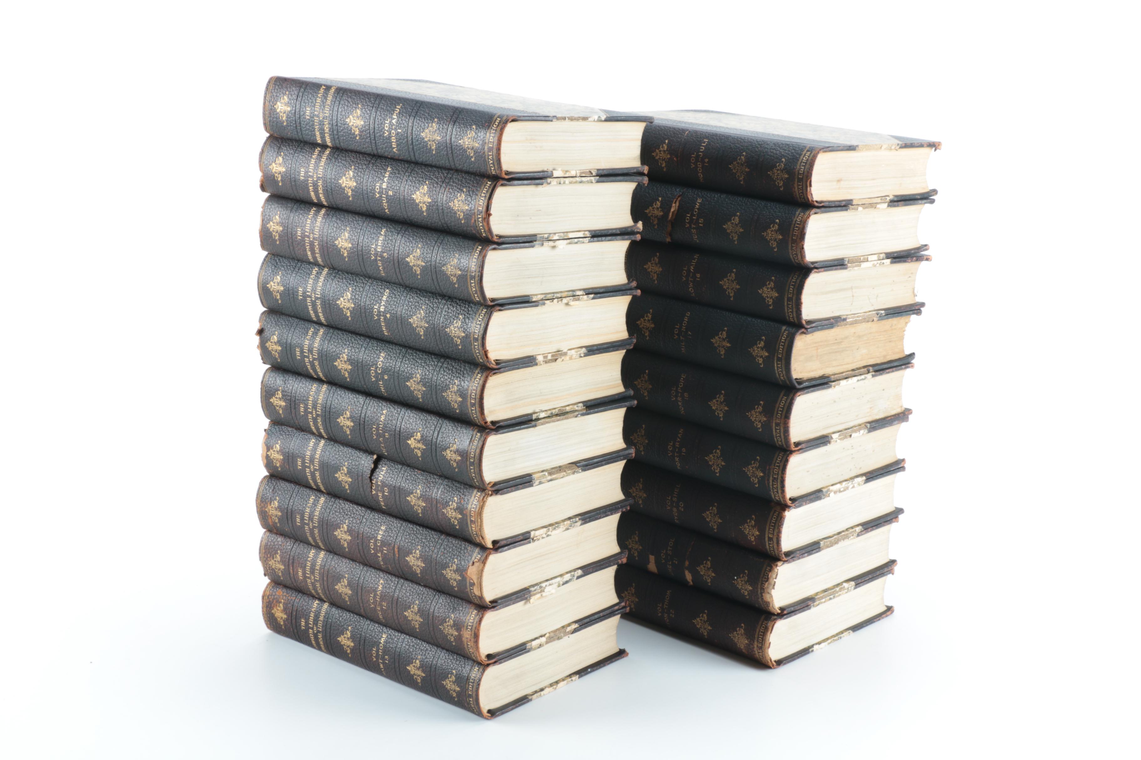 "The Ridpath Library of Universal Literature" Multi-Volume Set