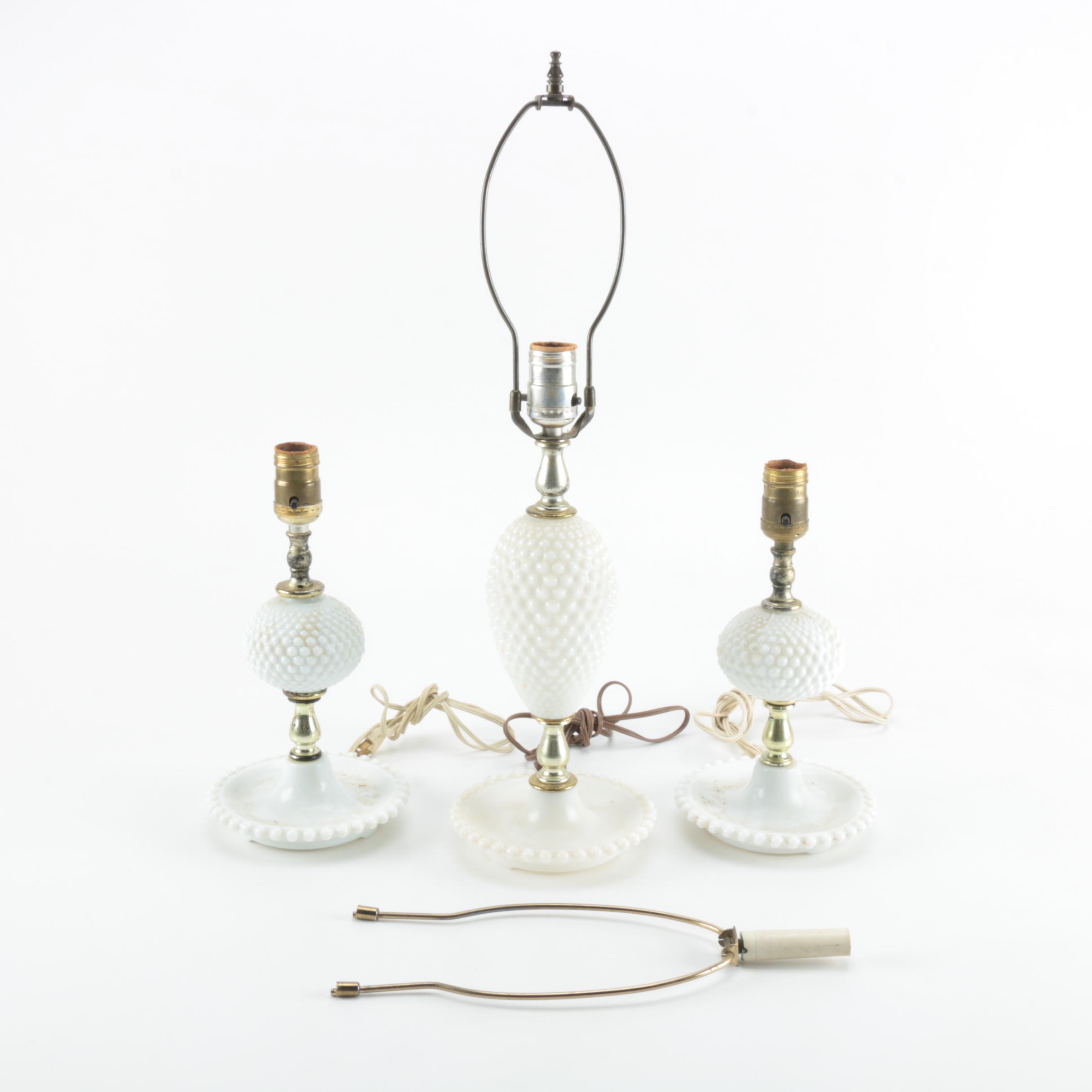 Milk Glass Table Lamps