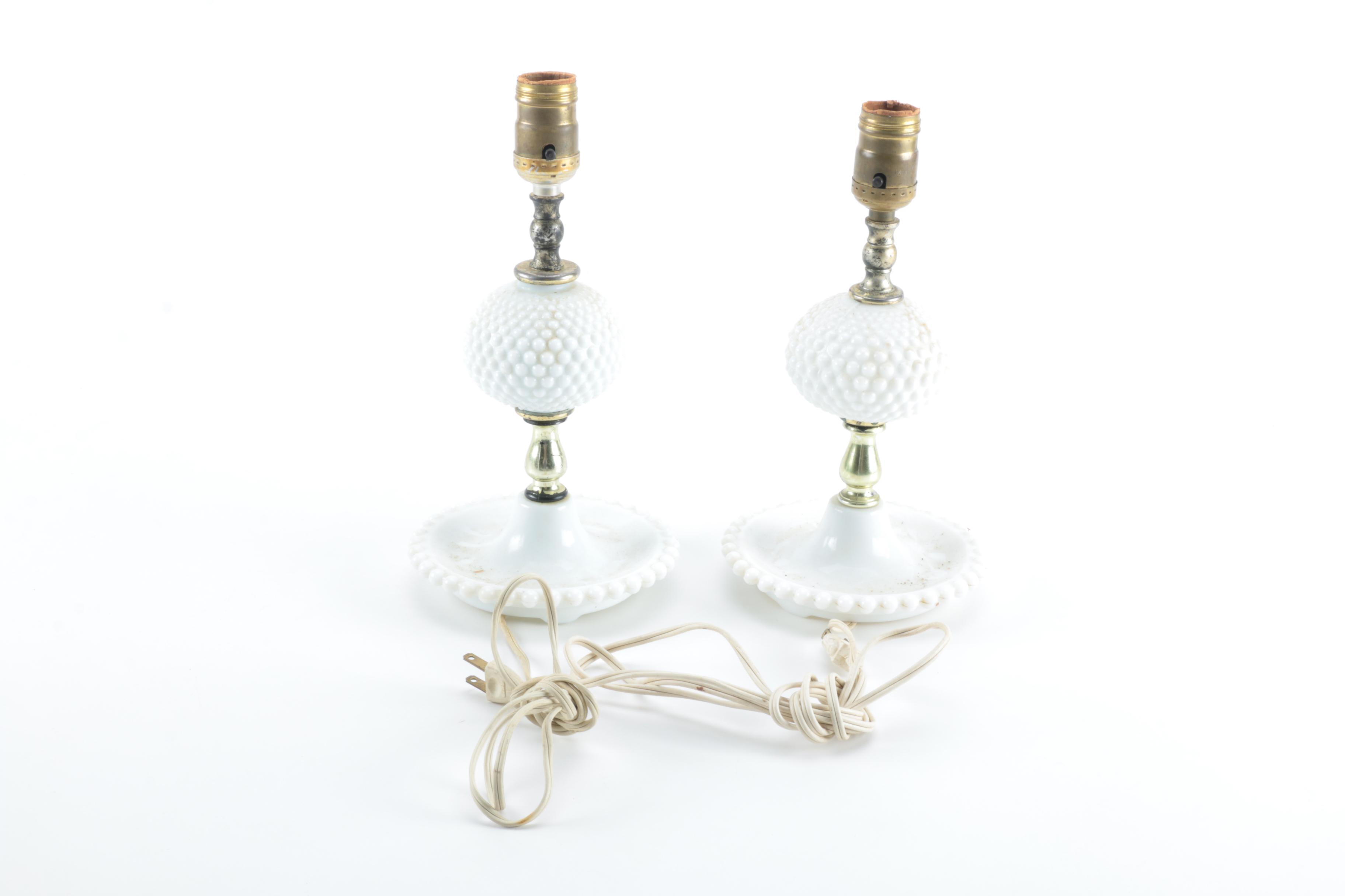 Milk Glass Table Lamps
