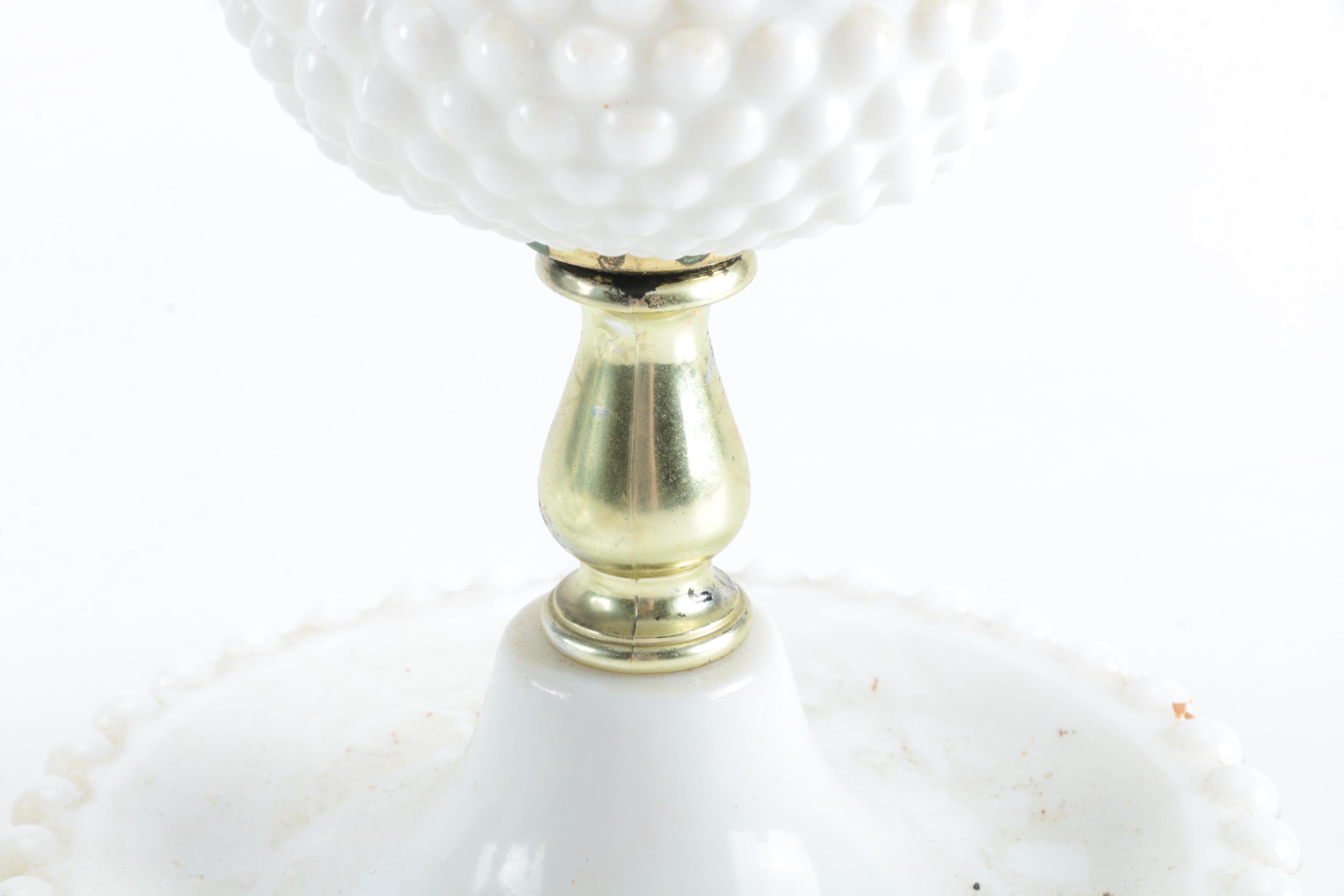 Milk Glass Table Lamps