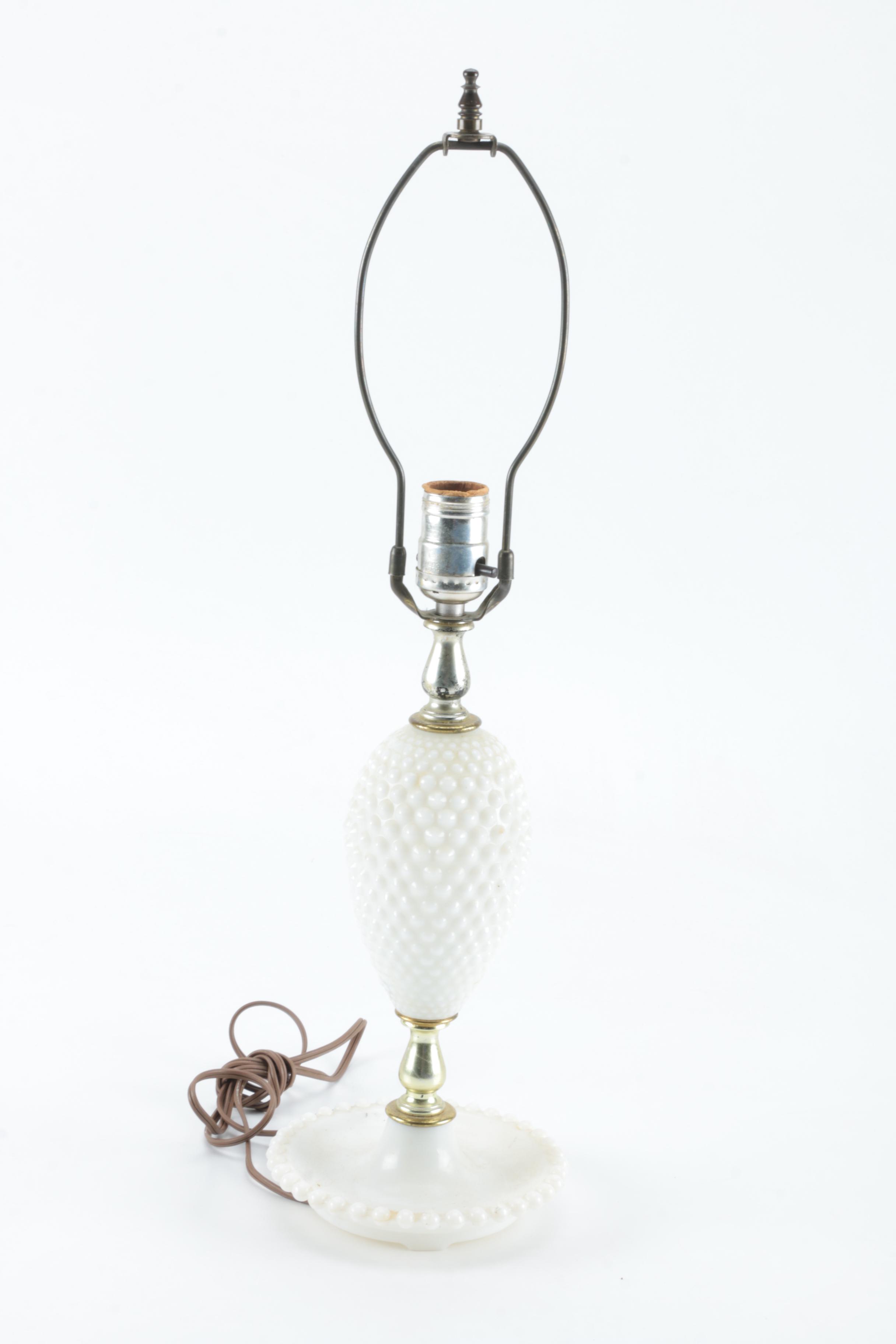 Milk Glass Table Lamps