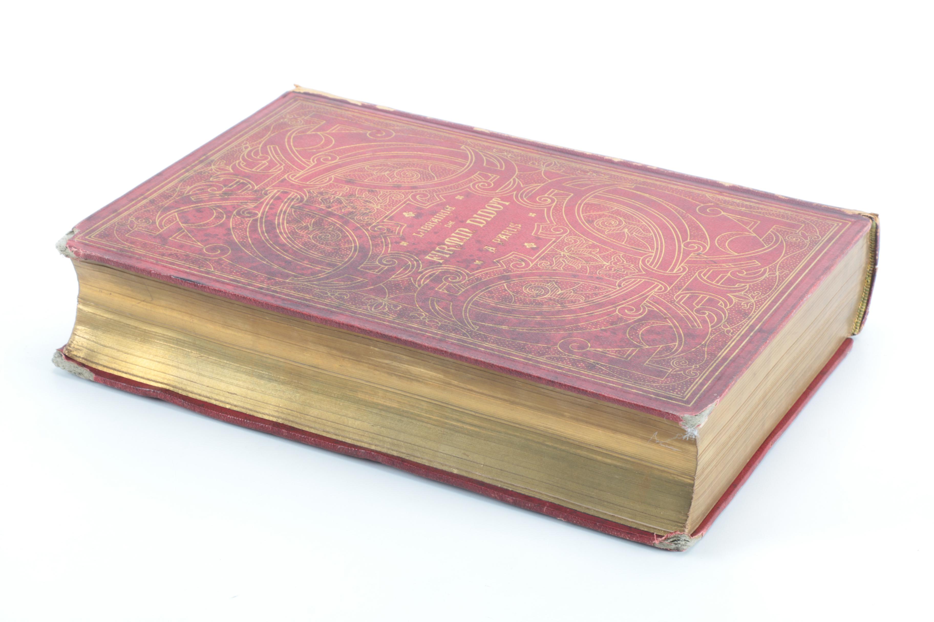 1873 French Third Edition of "Moeurs, Usages et Costumes au Moyen Age et a L'époque de la Renaissance" by Paul Lacroix