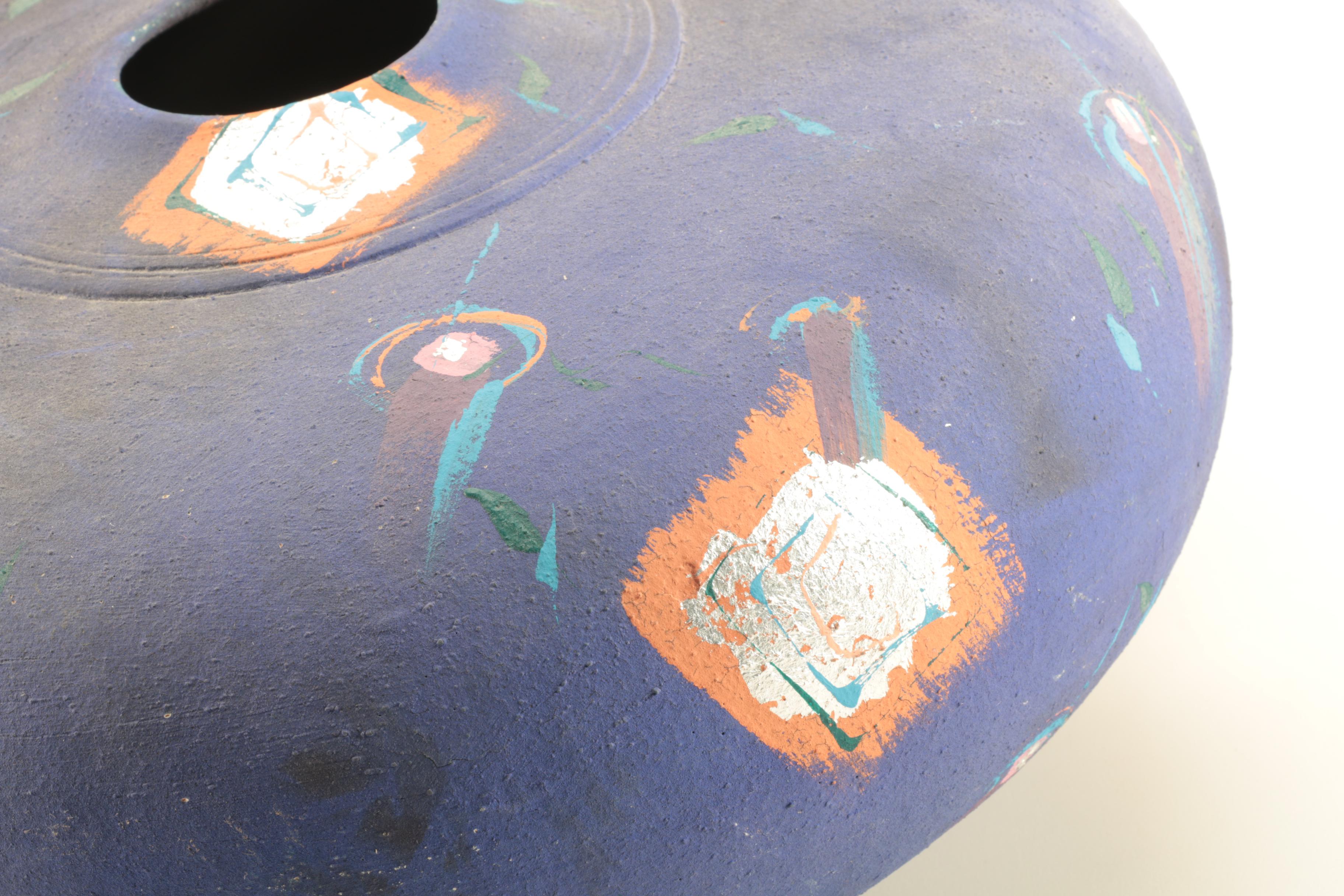 Hand Thrown Laura Ross Decorative Jar