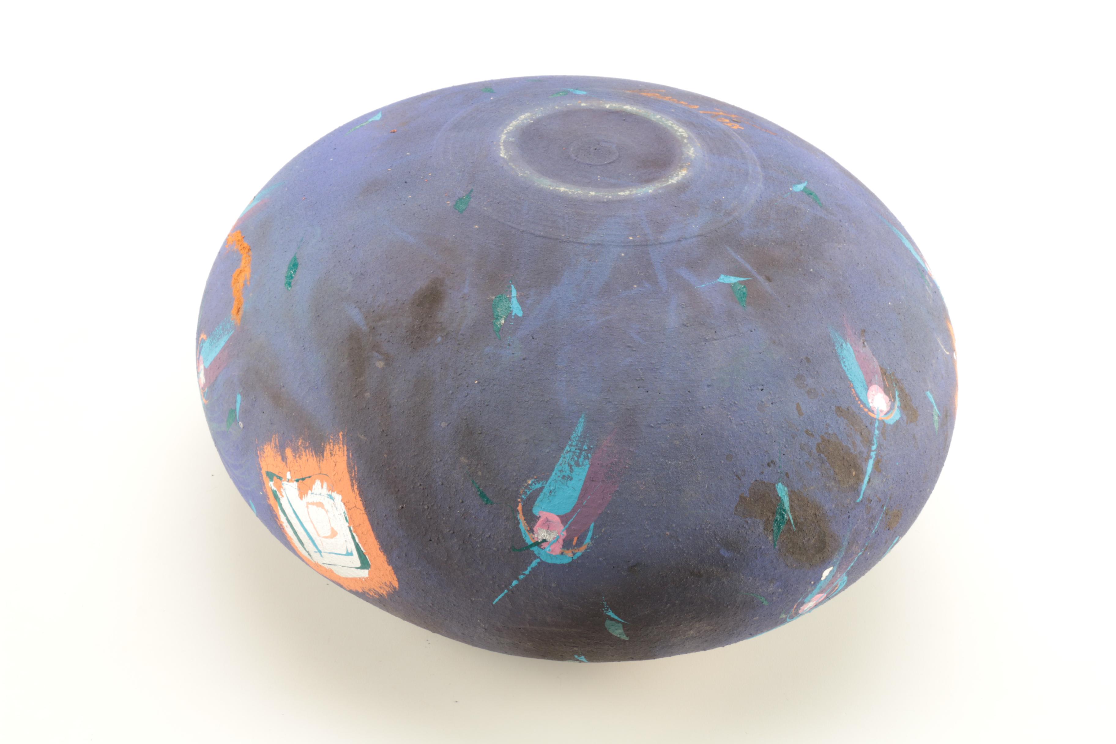 Hand Thrown Laura Ross Decorative Jar