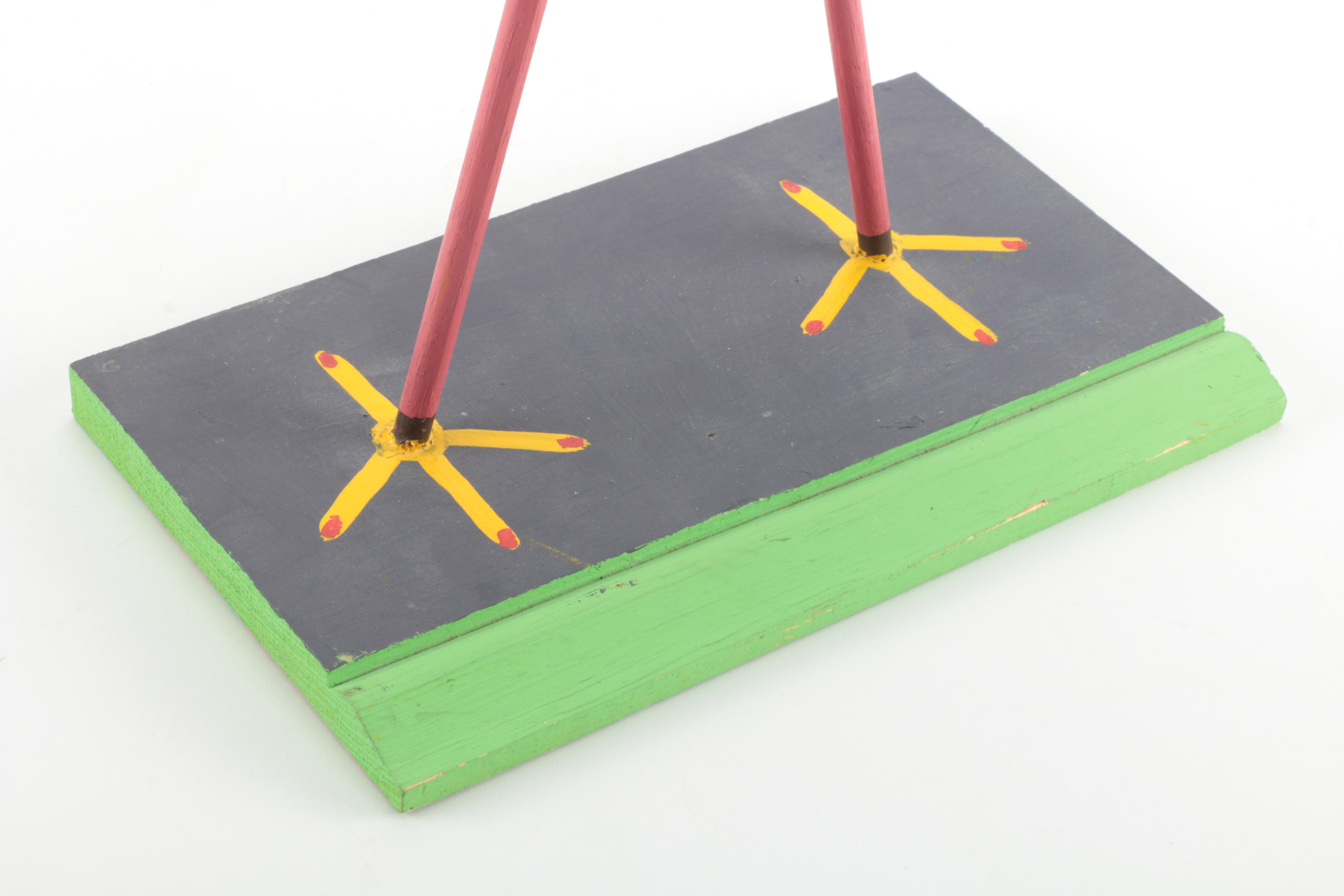 Marvin Finn Folk Art Bird Sculpture