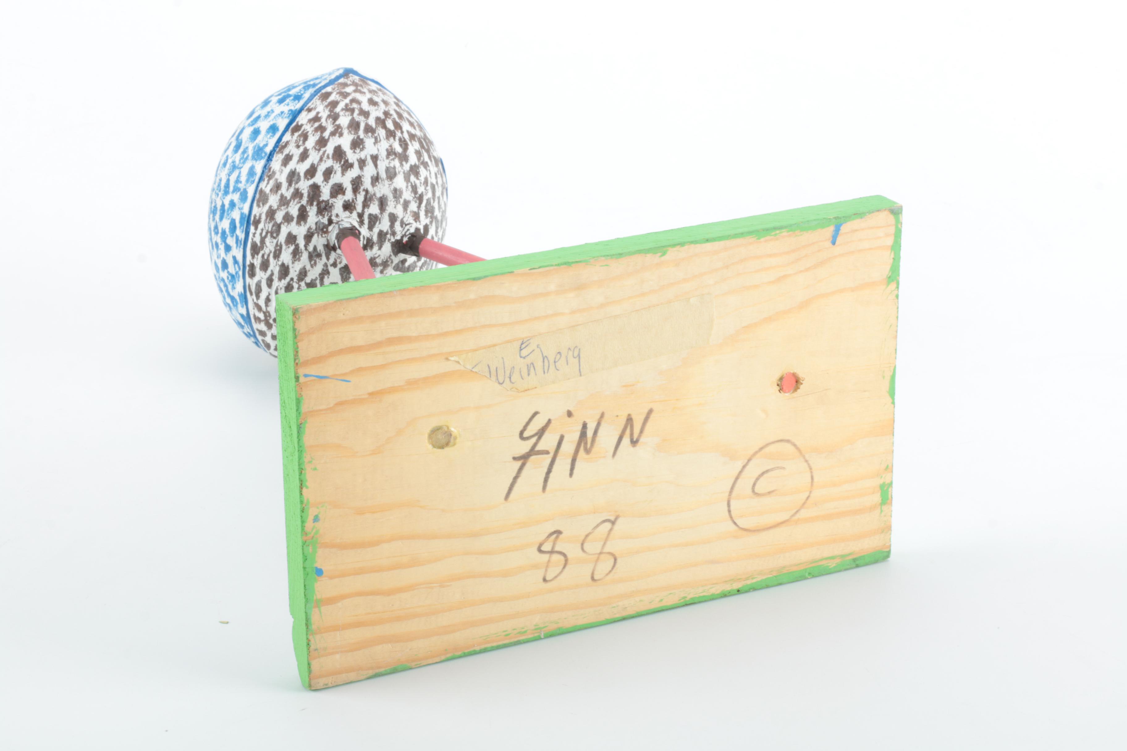 Marvin Finn Folk Art Bird Sculpture