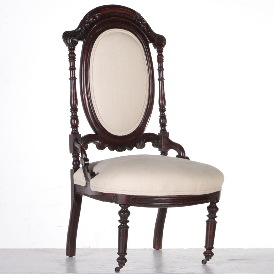 Antique Louis XIII Style Accent Chair