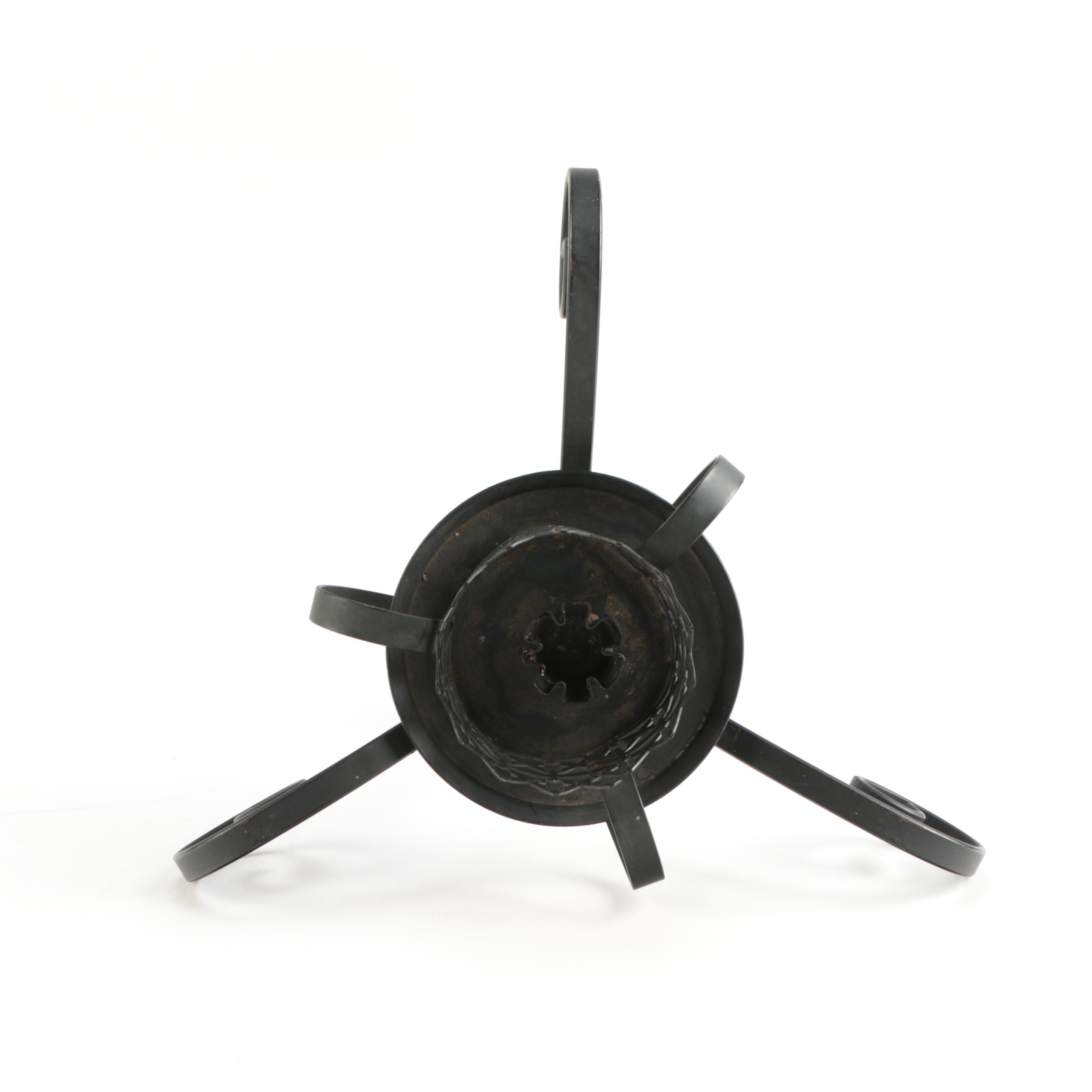 Wrought Iron Candleholders