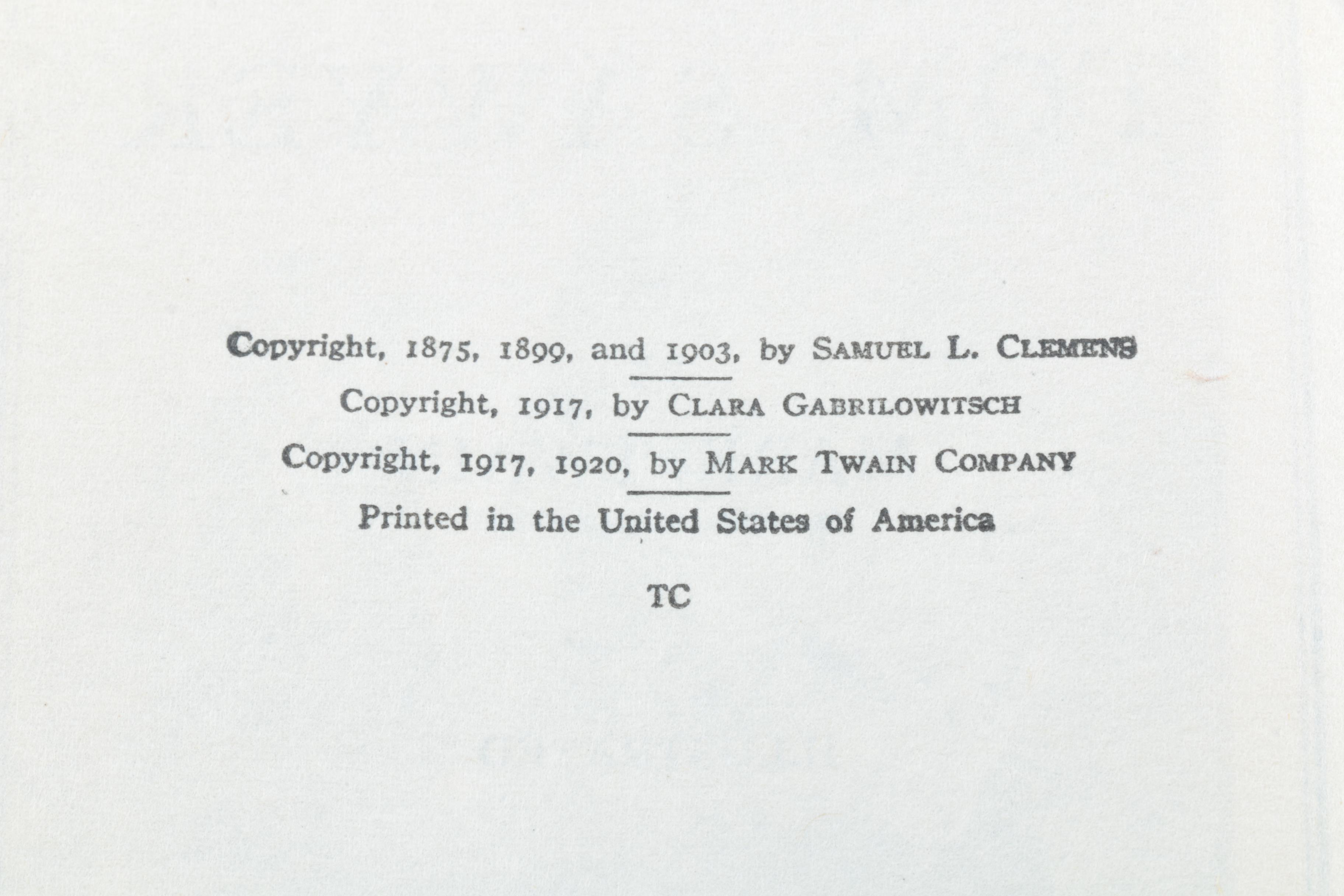 Mark Twain Illustrated Novel Set