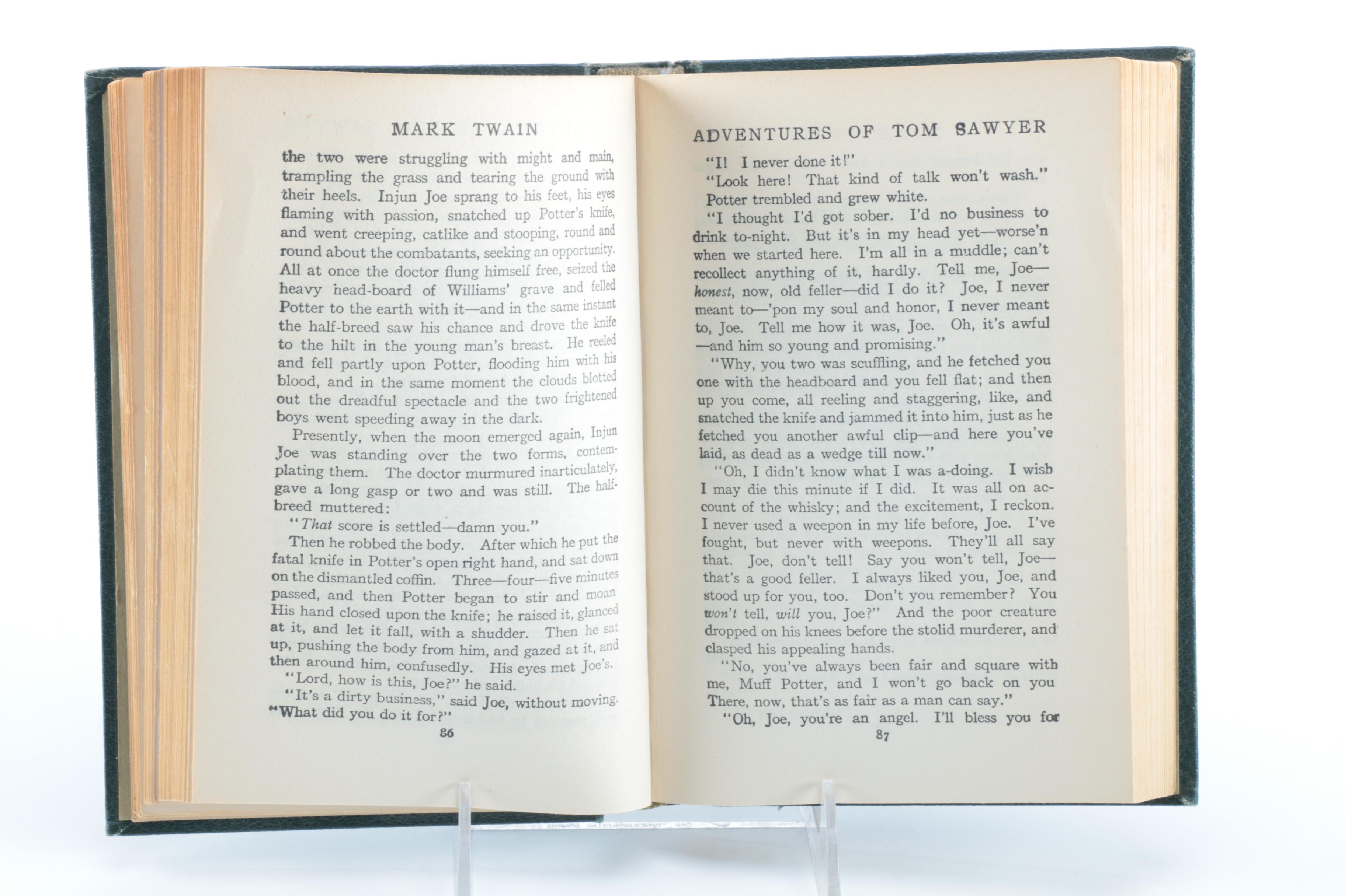 Mark Twain Illustrated Novel Set