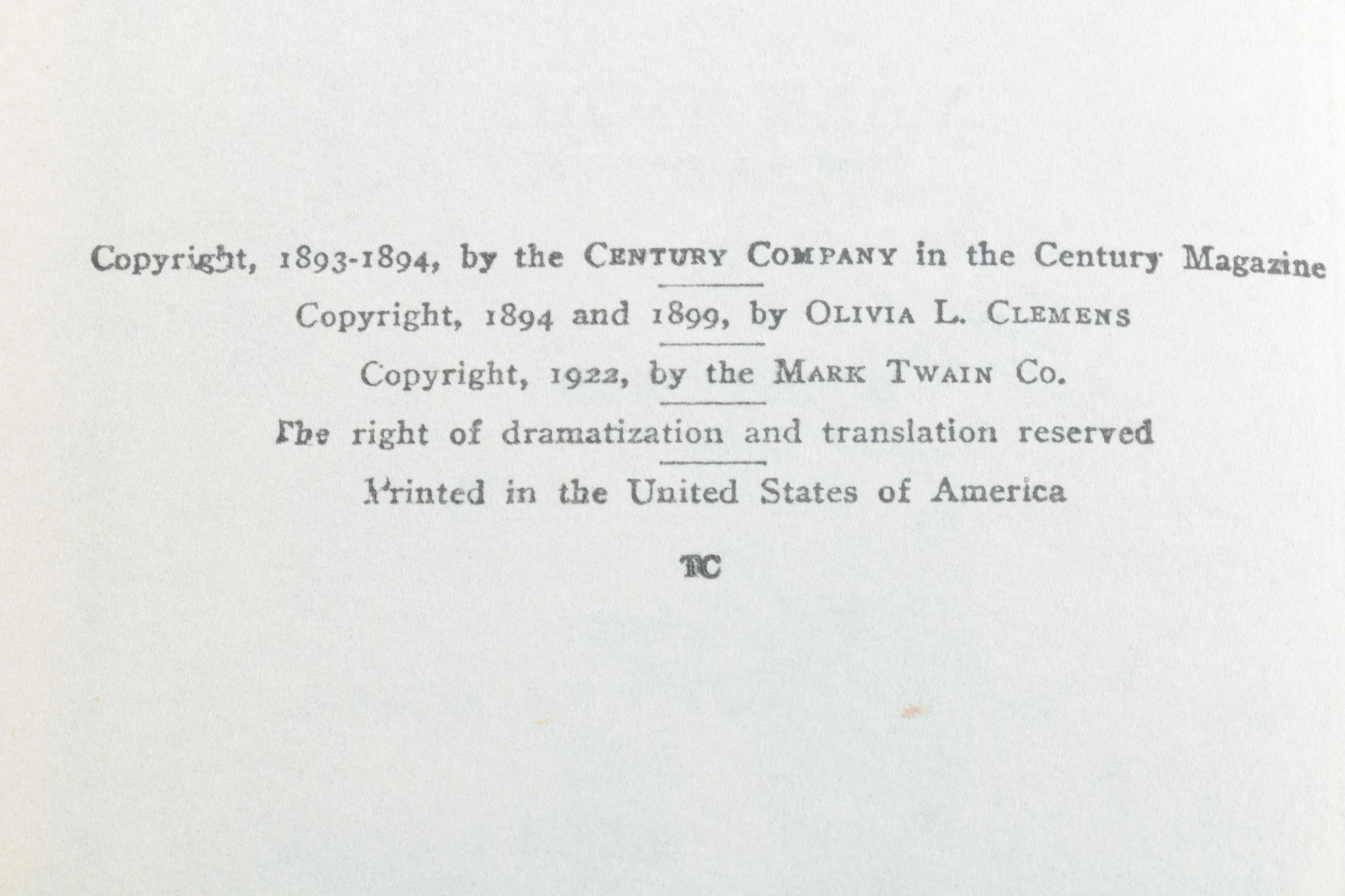 Mark Twain Illustrated Novel Set