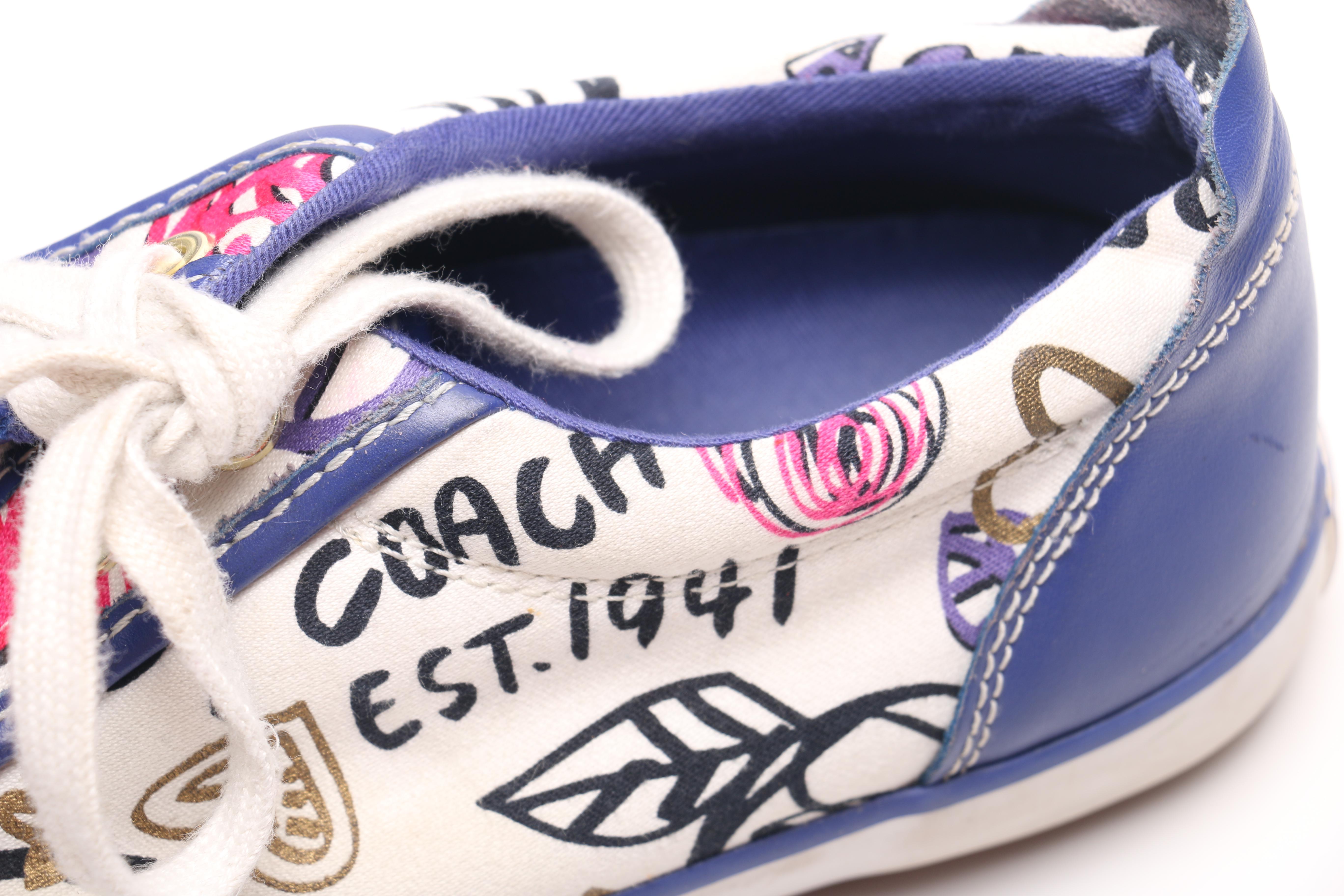 Coach Barrett Sneakers and Cross Body Sling Bag