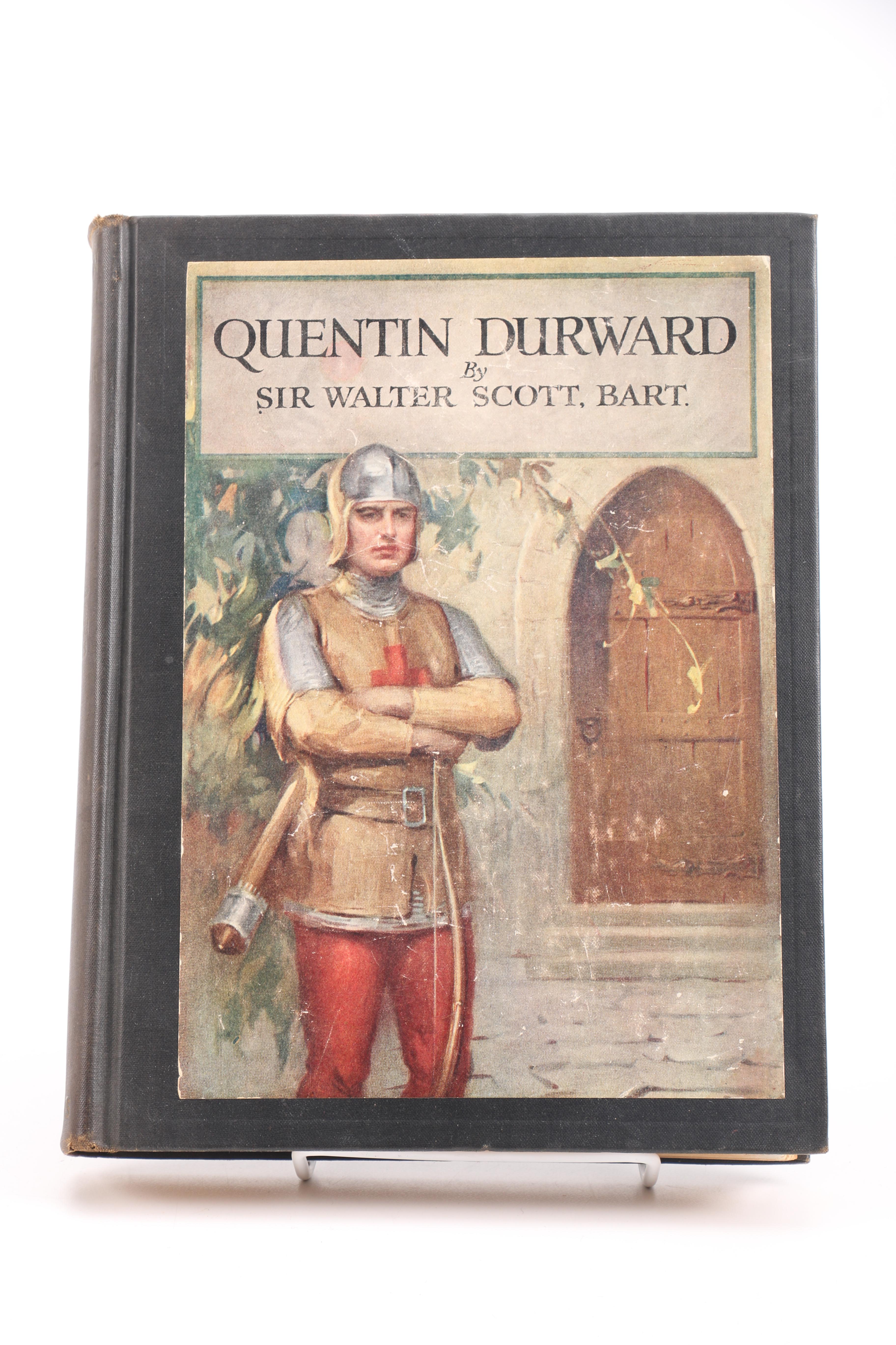 Vintage Fiction Books Including Sir Walter Scott and John Steinbeck