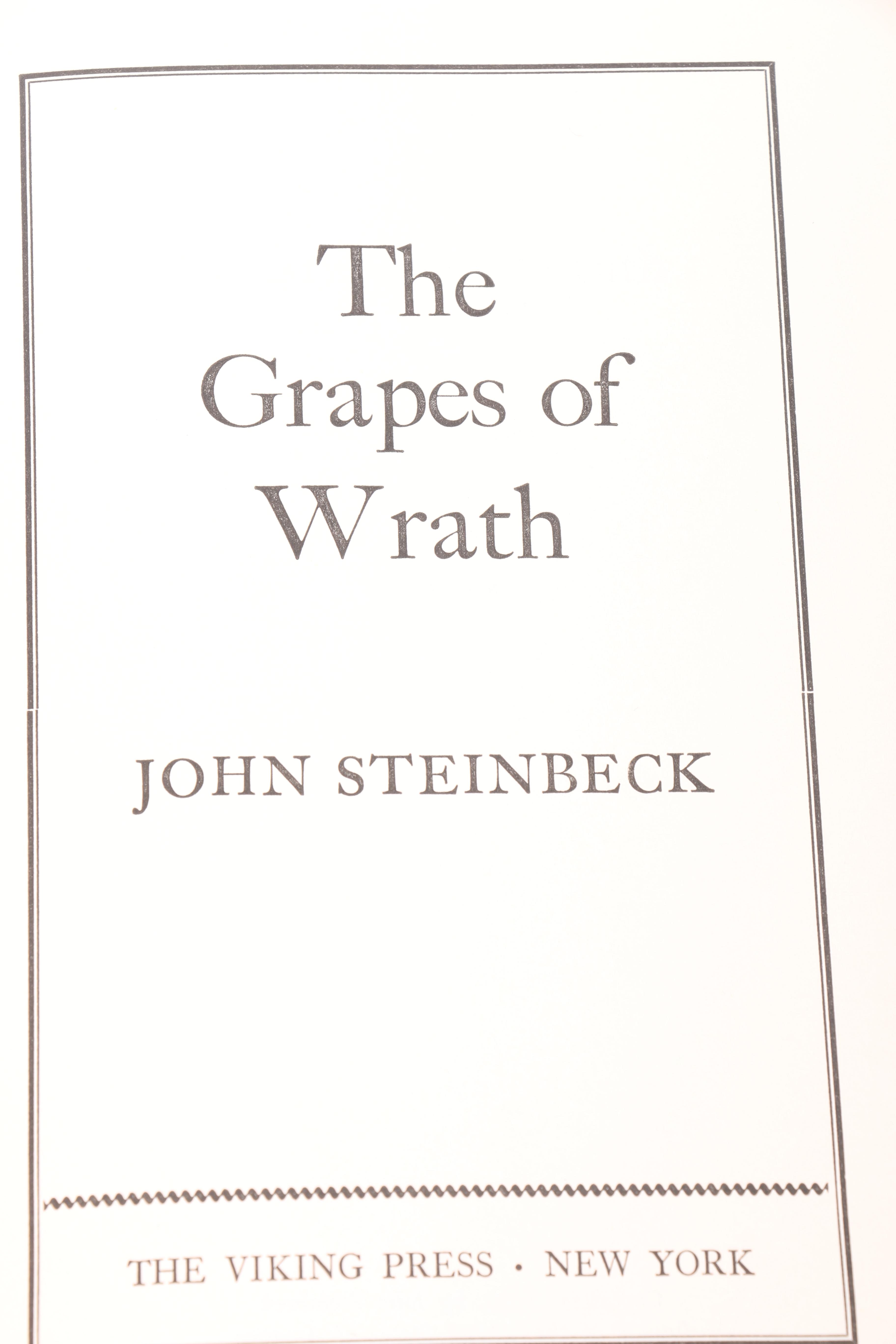 Vintage Fiction Books Including Sir Walter Scott and John Steinbeck