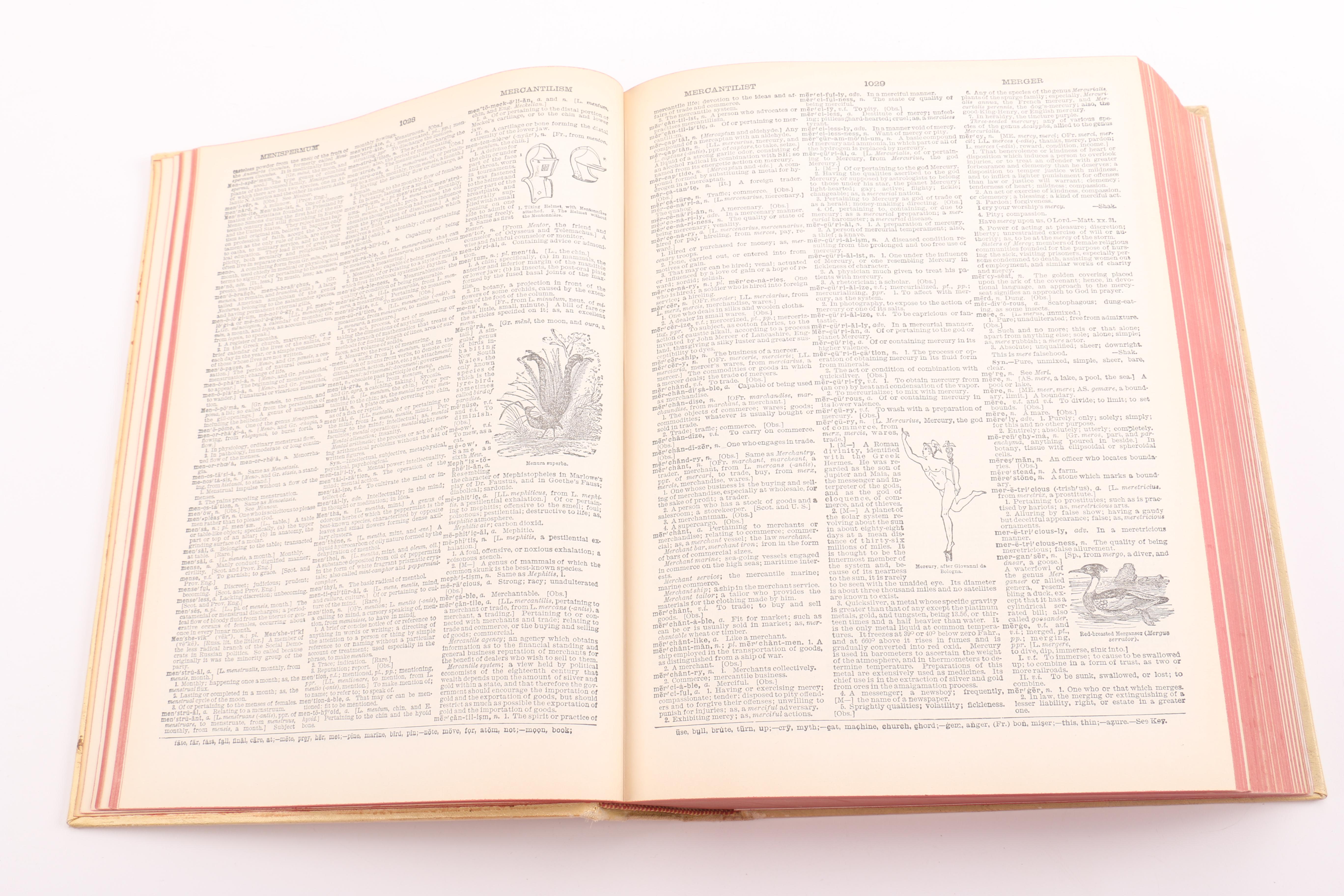 1936 "Webster's Universal Unabridged Dictionary" Volumes I and II