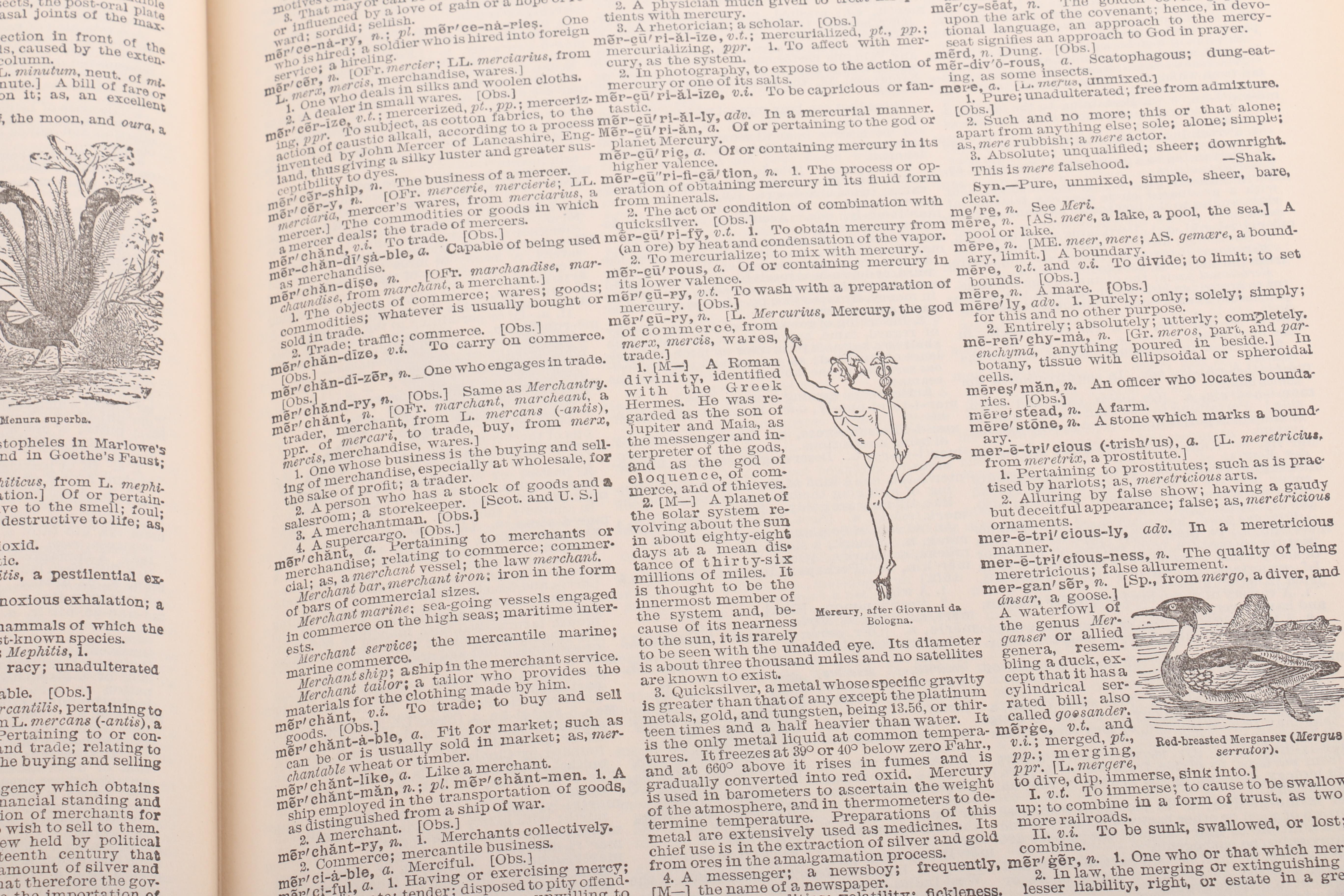 1936 "Webster's Universal Unabridged Dictionary" Volumes I and II