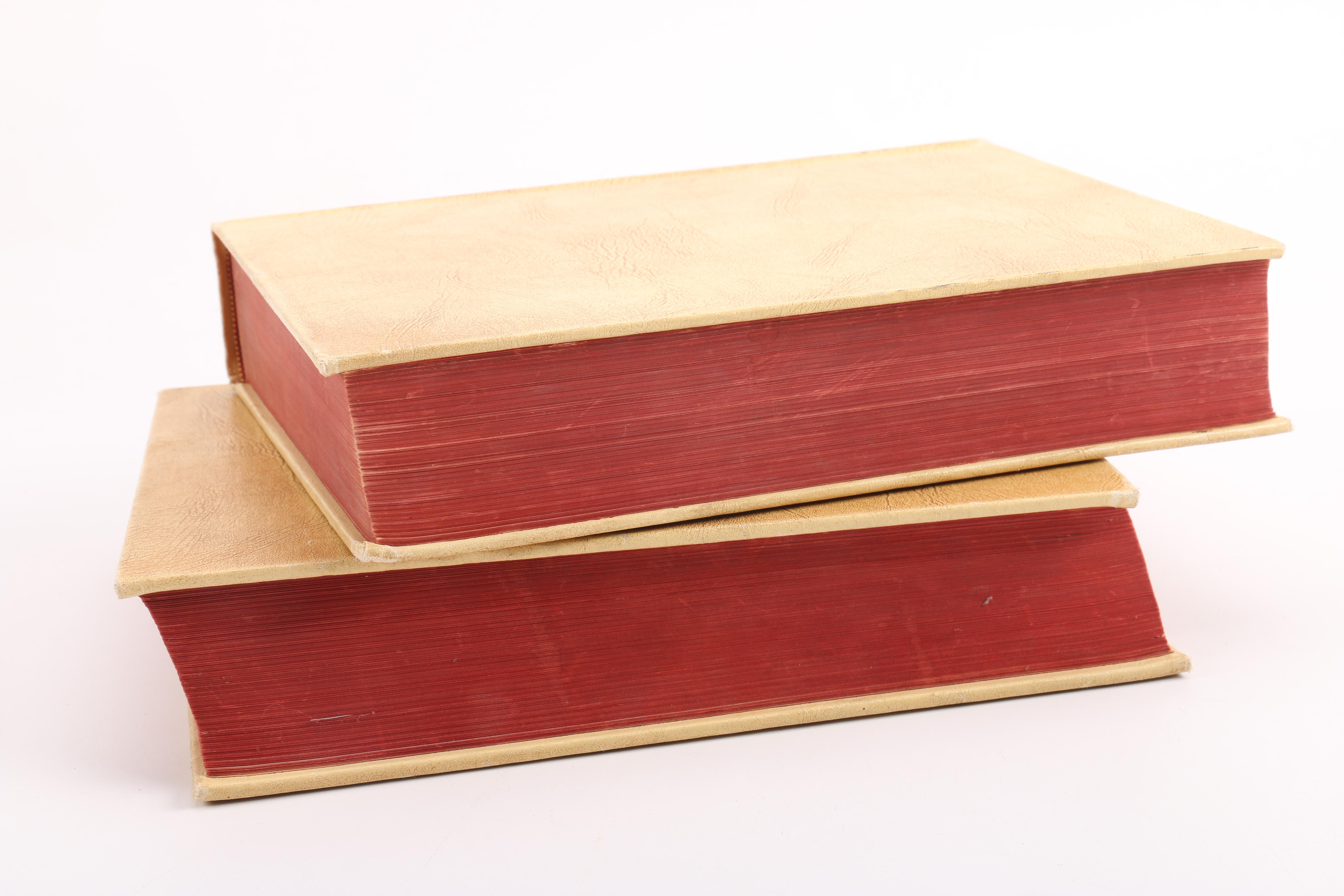 1936 "Webster's Universal Unabridged Dictionary" Volumes I and II