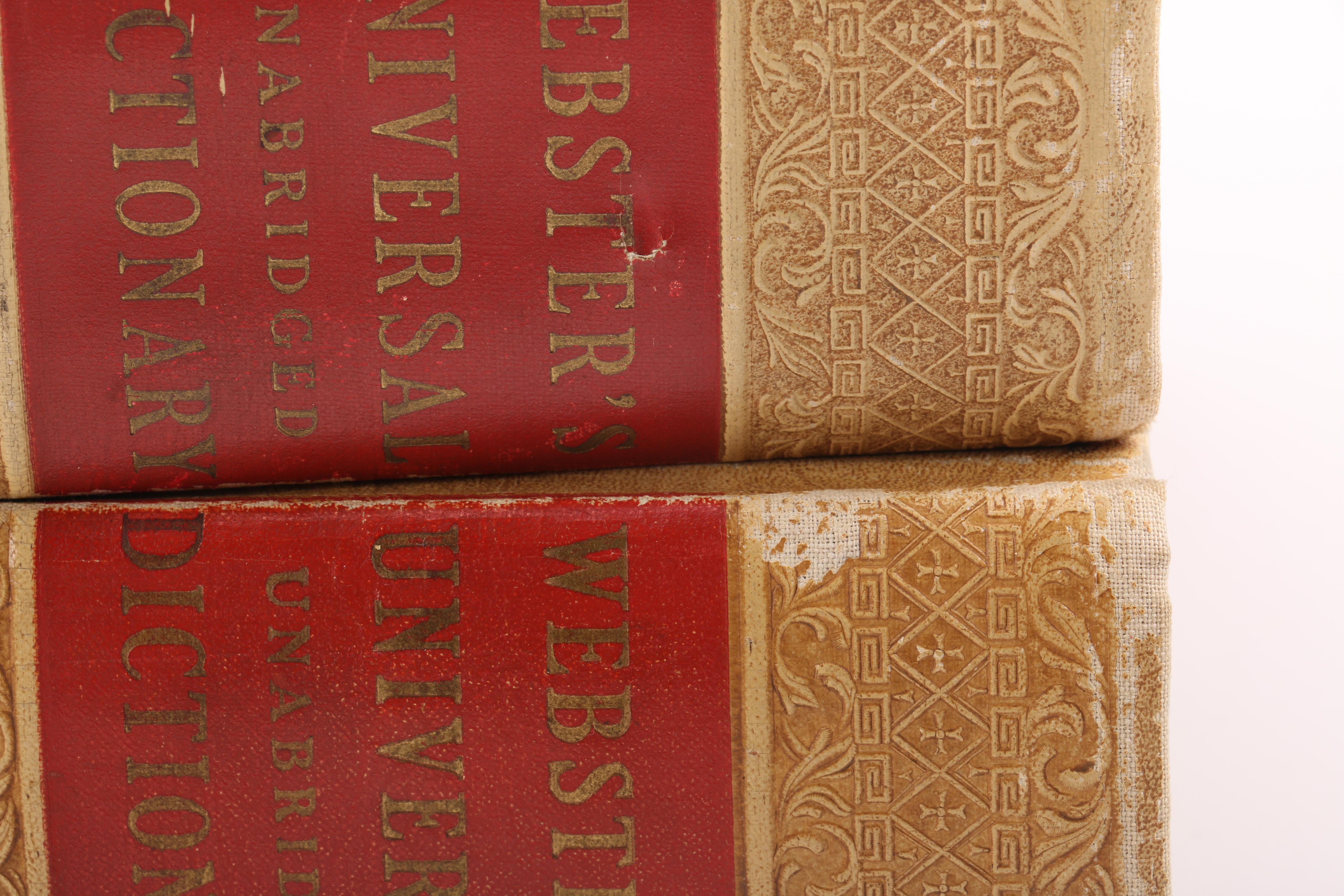 1936 "Webster's Universal Unabridged Dictionary" Volumes I and II