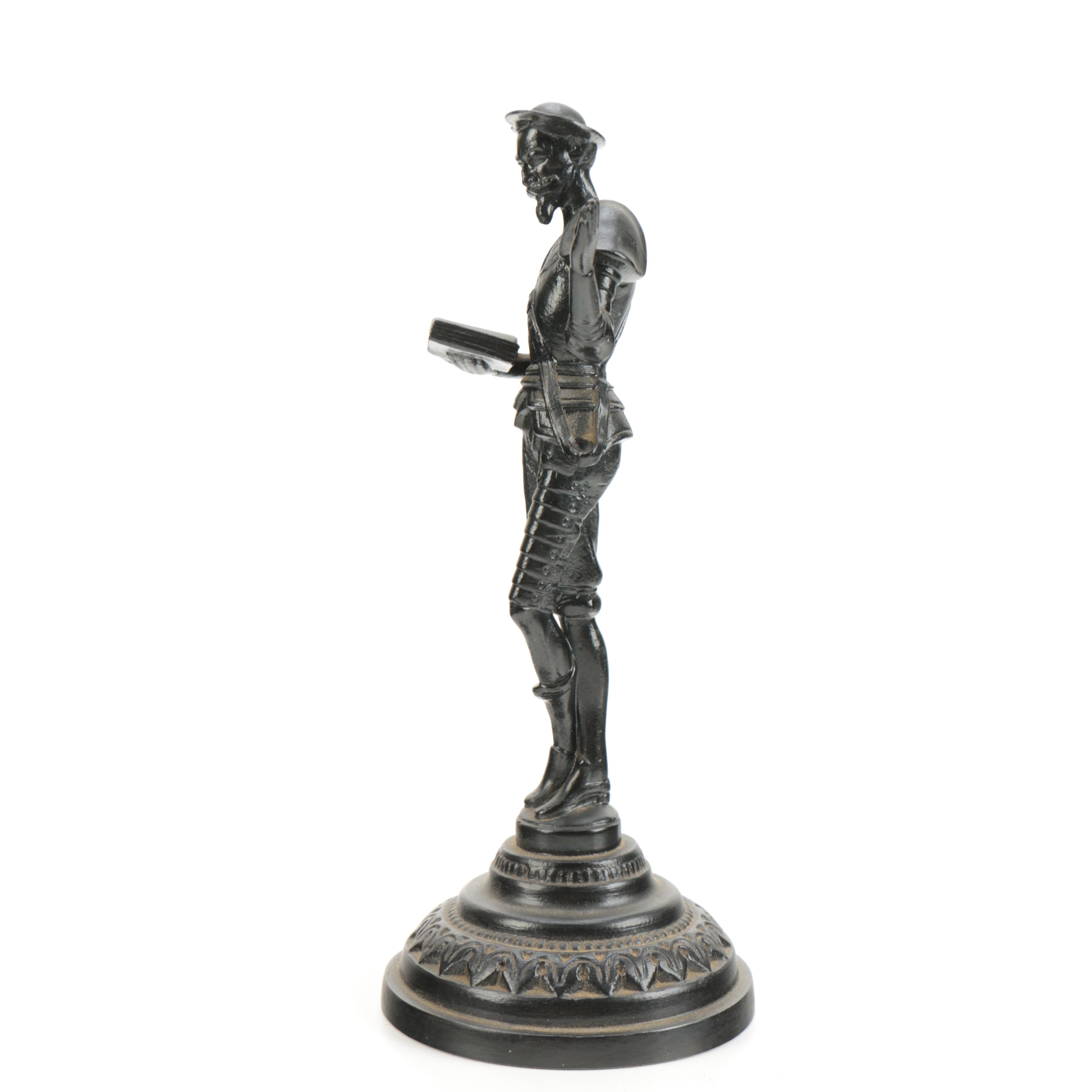 Metal Don Quixote Figurine