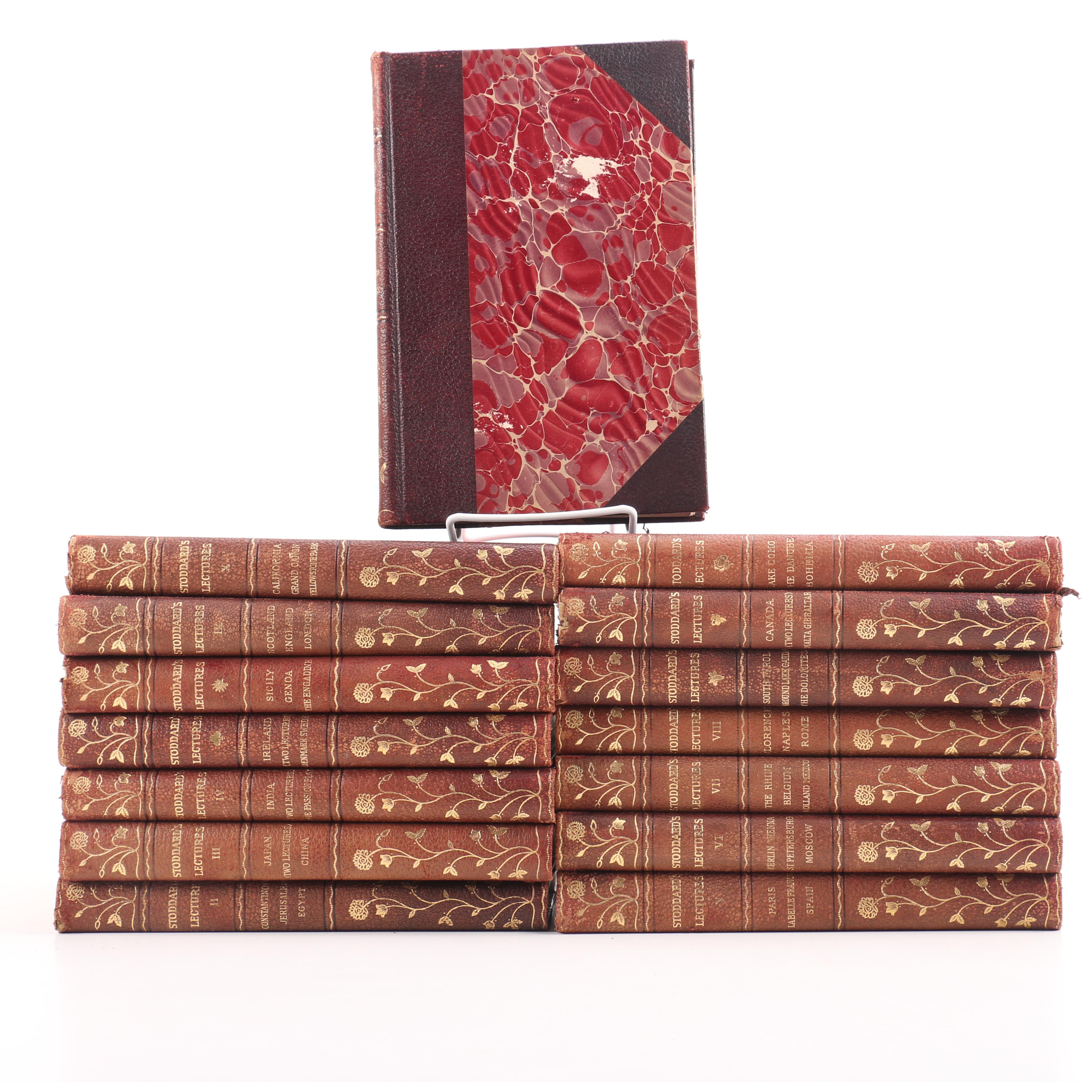 1914 John L. Stoddard Complete Lectures Set Volumes I-X and More