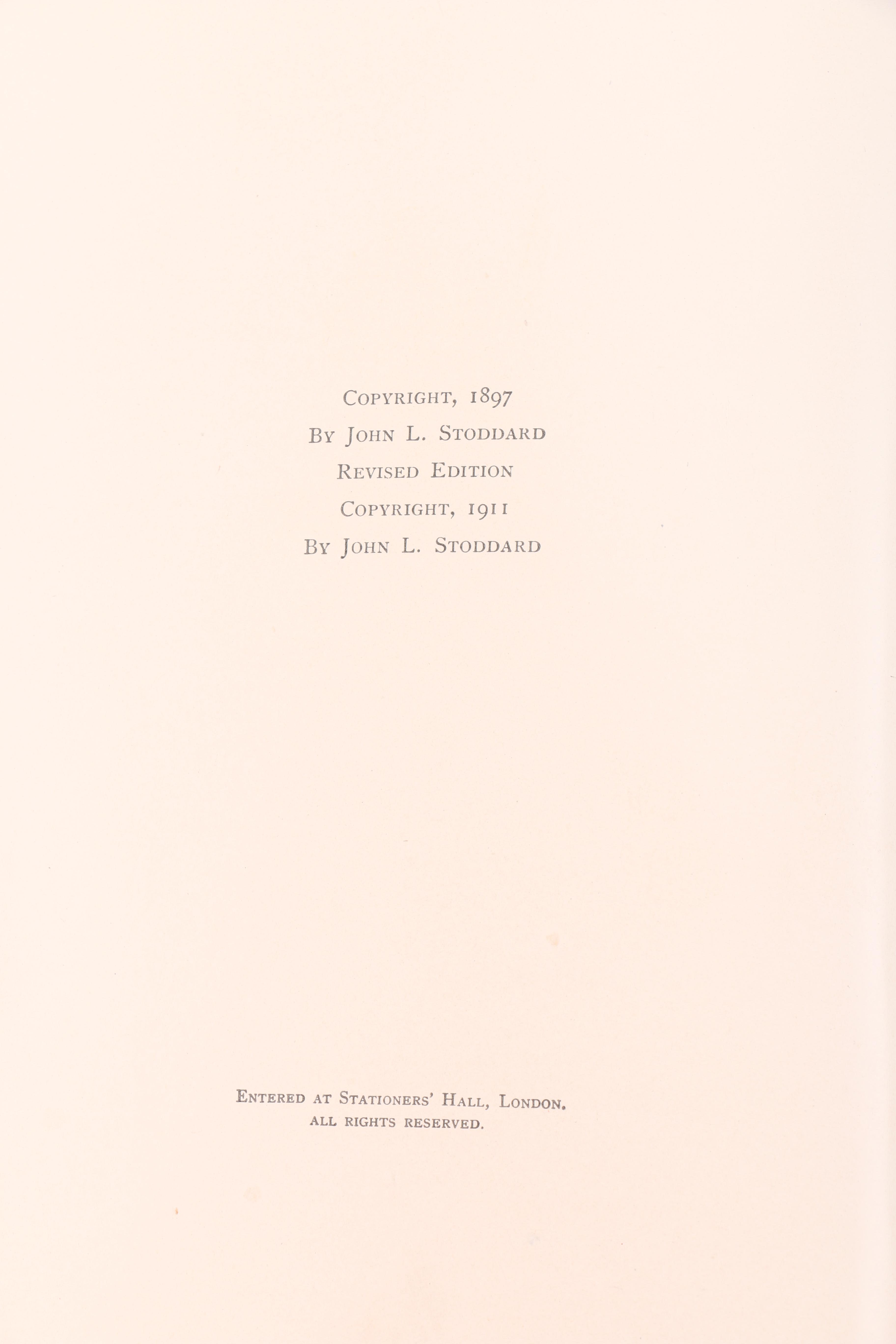1914 John L. Stoddard Complete Lectures Set Volumes I-X and More