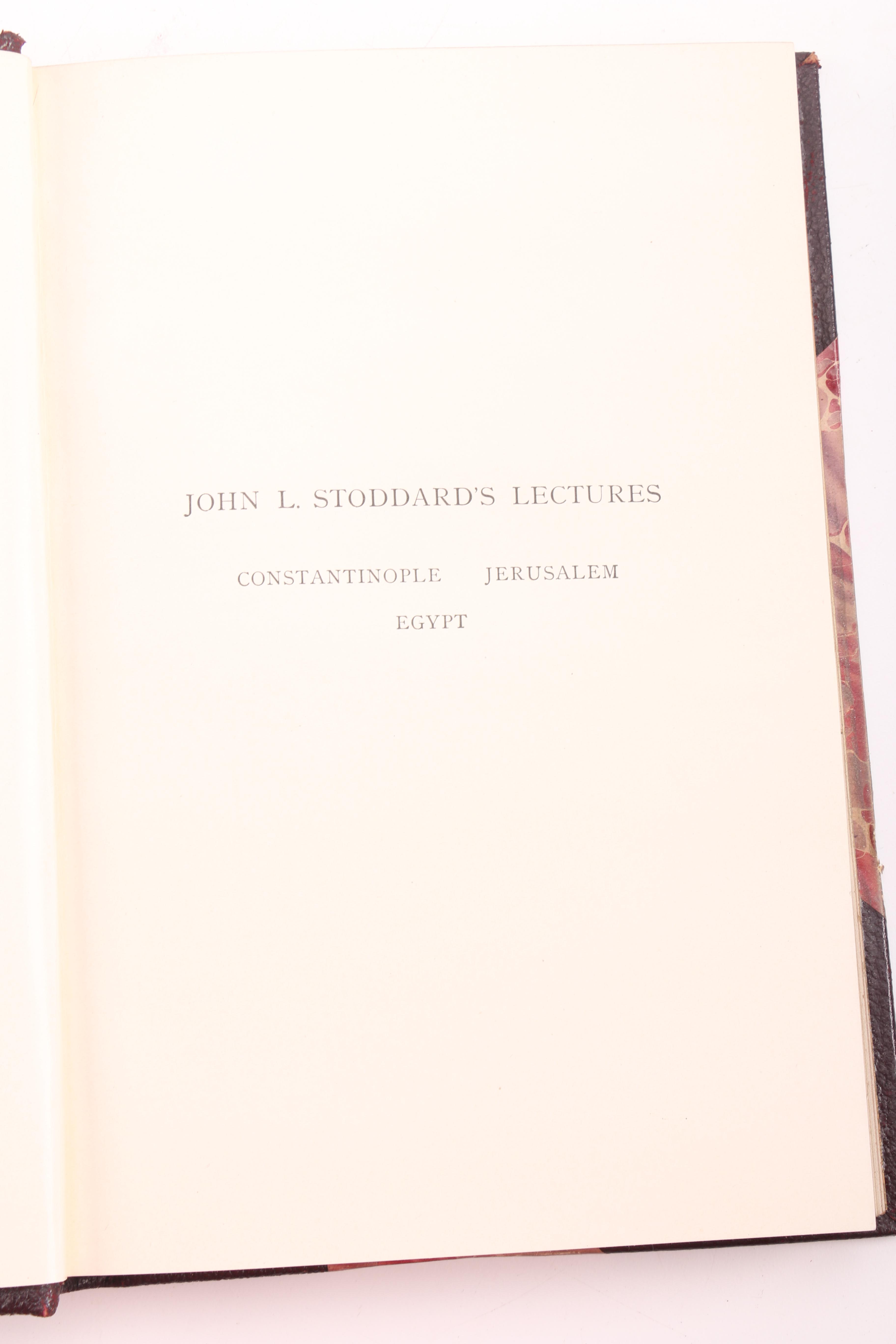 1914 John L. Stoddard Complete Lectures Set Volumes I-X and More