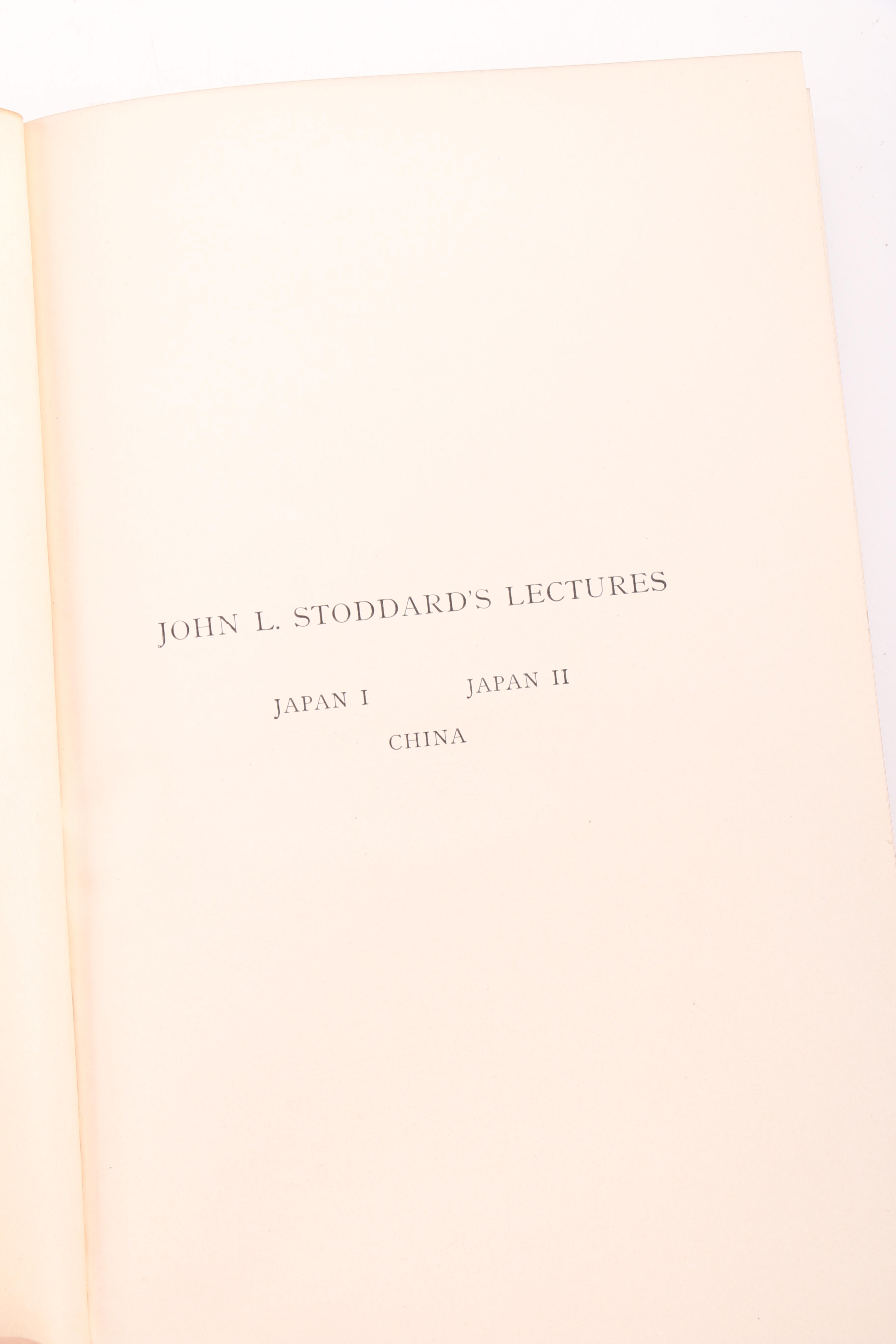 1914 John L. Stoddard Complete Lectures Set Volumes I-X and More