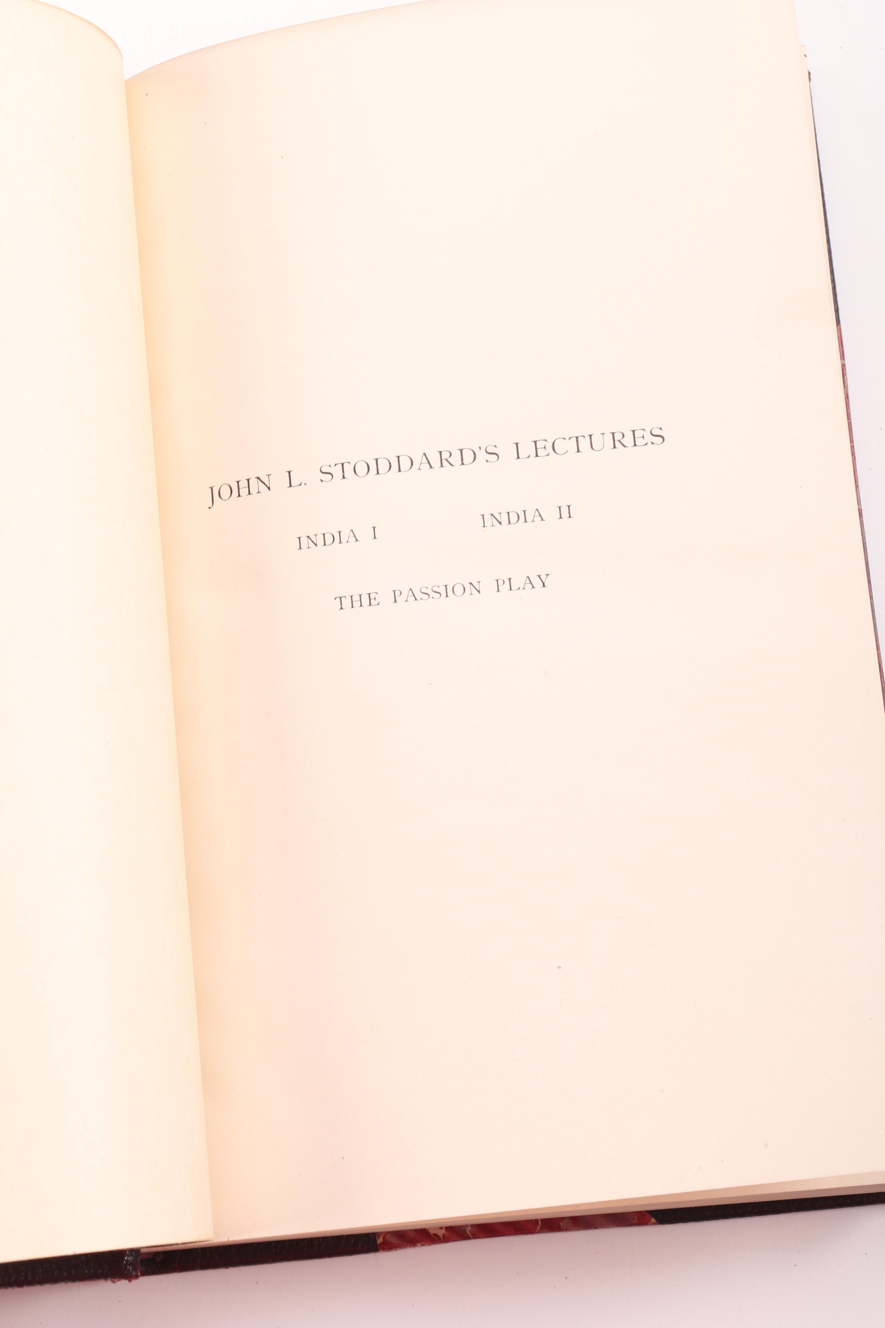 1914 John L. Stoddard Complete Lectures Set Volumes I-X and More