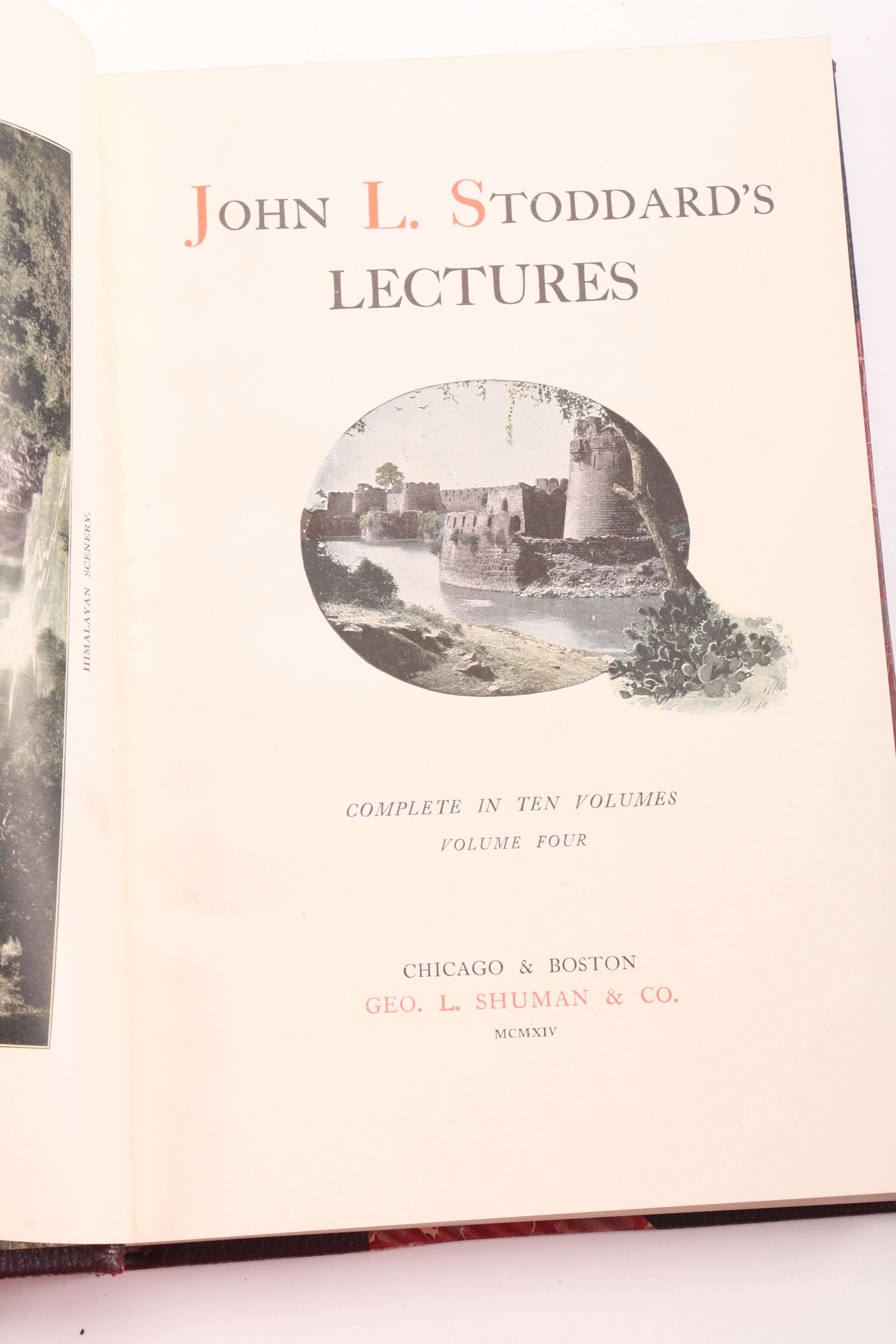 1914 John L. Stoddard Complete Lectures Set Volumes I-X and More