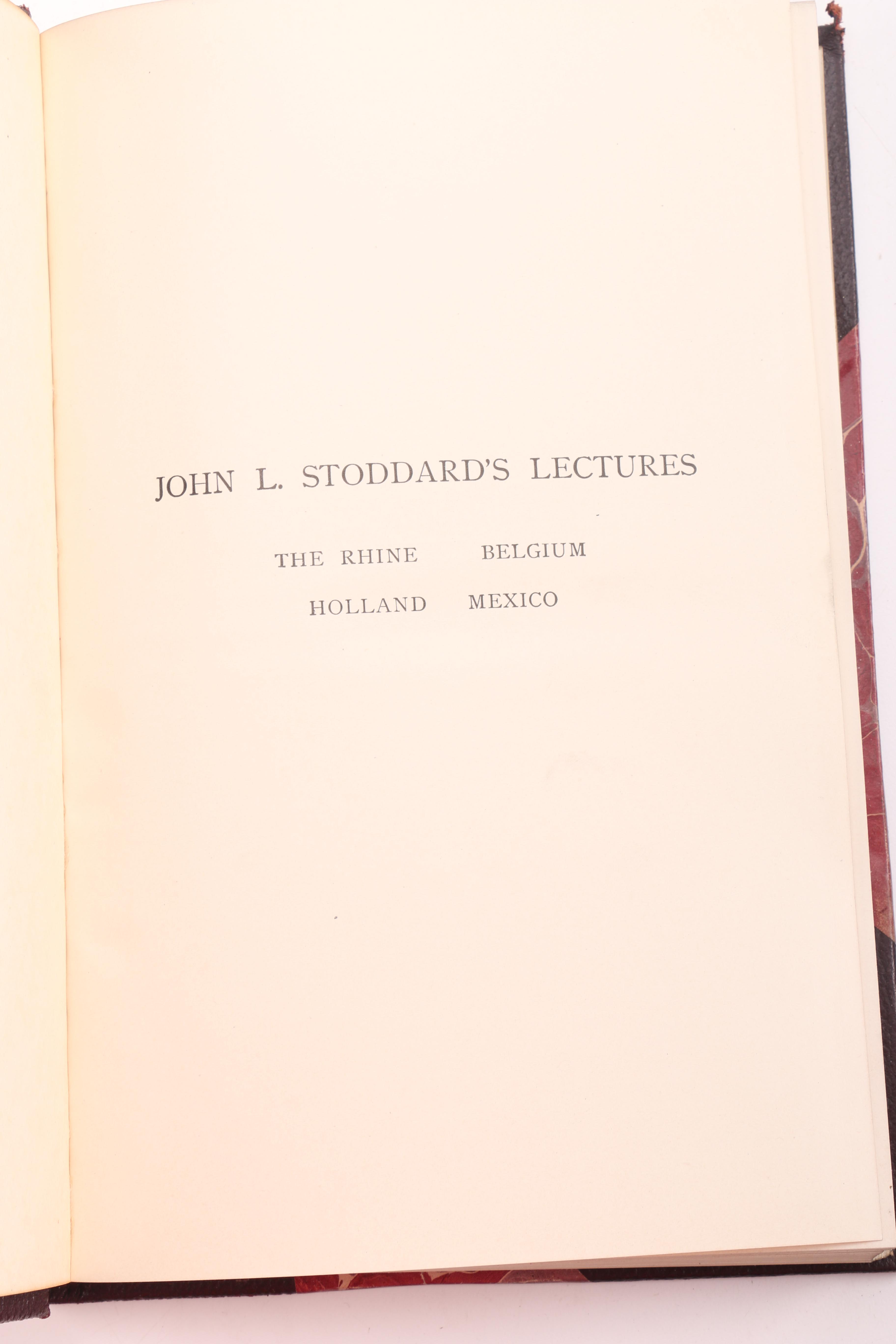 1914 John L. Stoddard Complete Lectures Set Volumes I-X and More